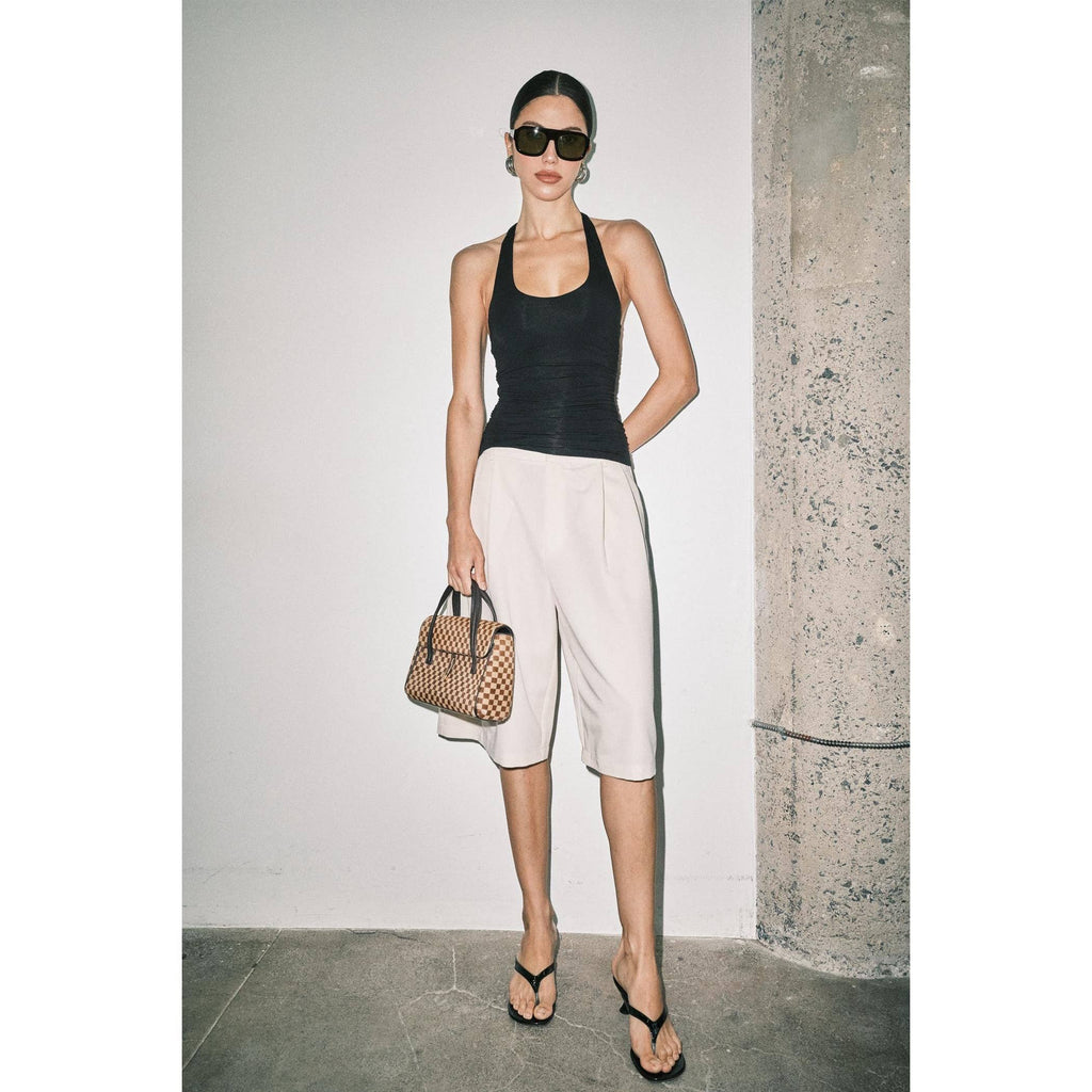 Sable Wide Leg Bermuda Shorts