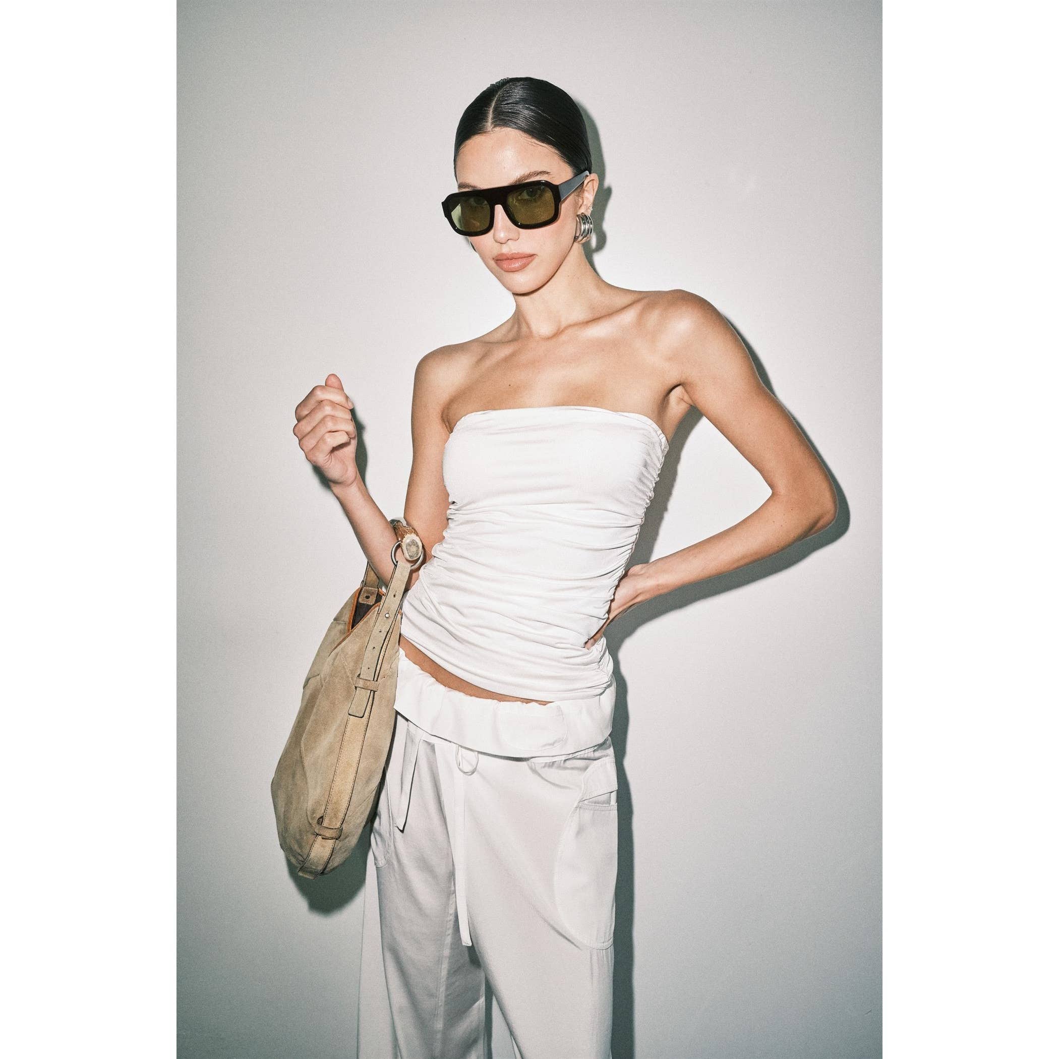 Valentina Ruched Tube Top