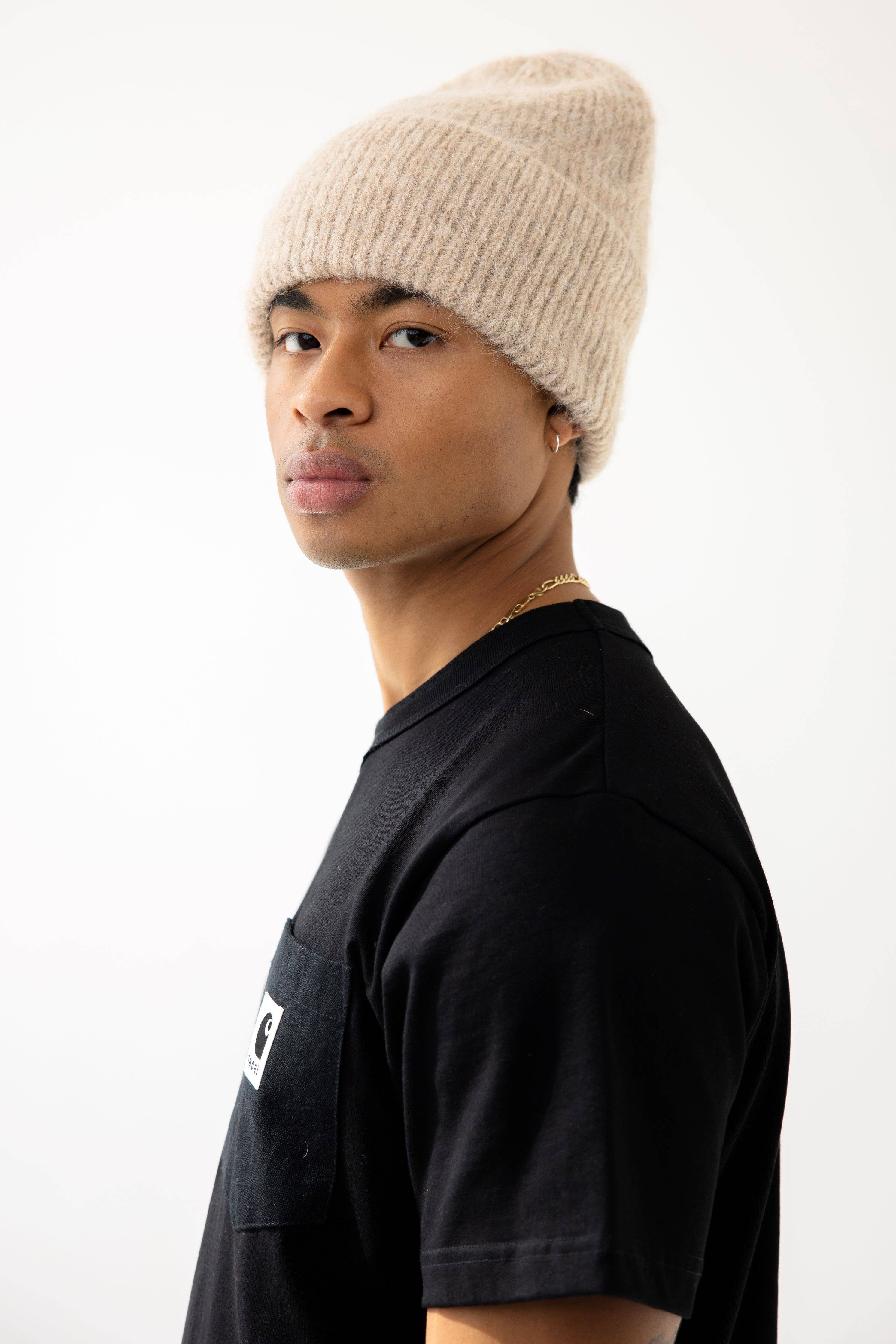 The Alpaca Beanie - Iced Taupe
