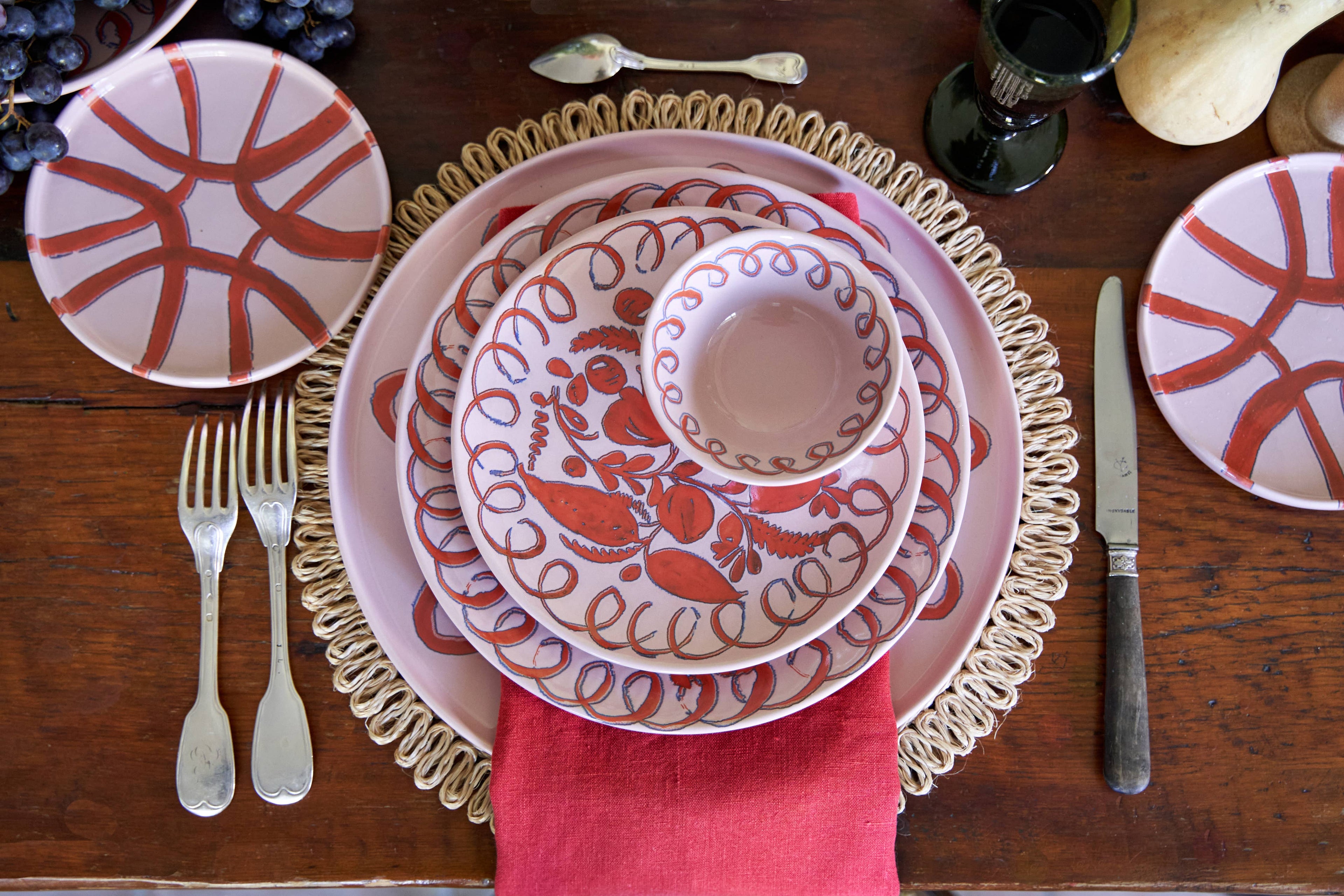 Caravan Home Amalfi Berry Bowl - Pink