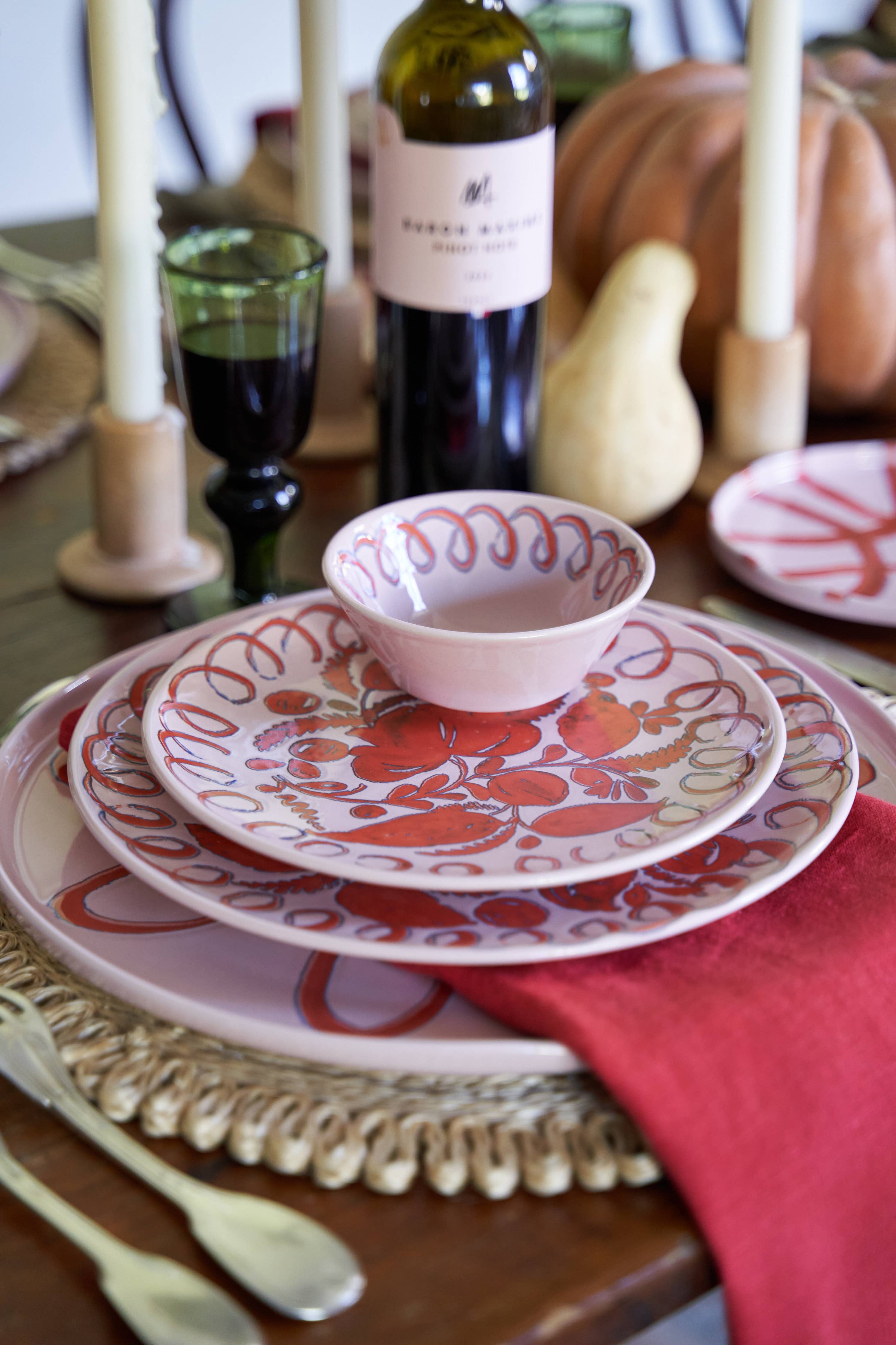 Caravan Home Amalfi Berry Bowl - Pink