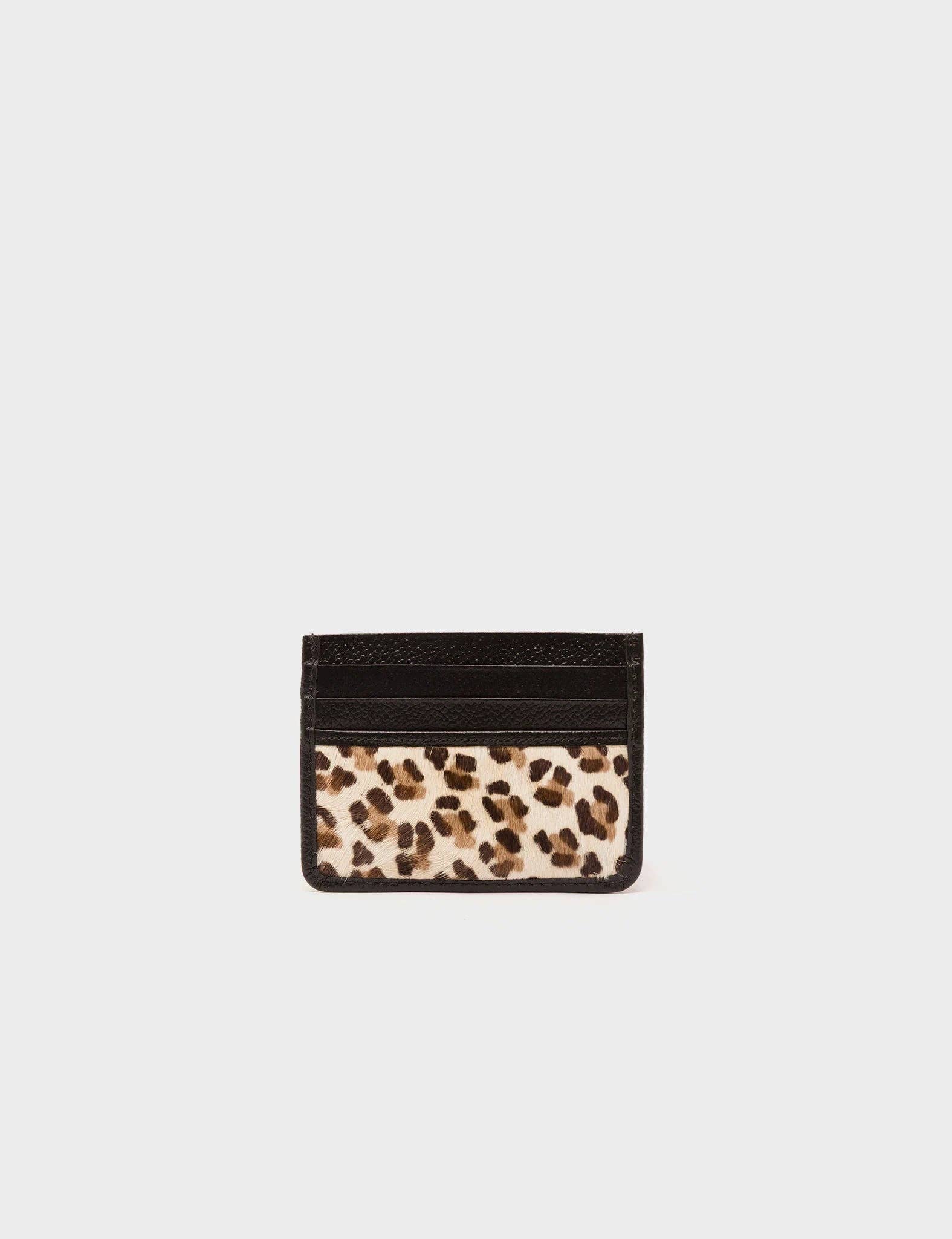 Min & Mon Filium Animal Print Leather Cardholder