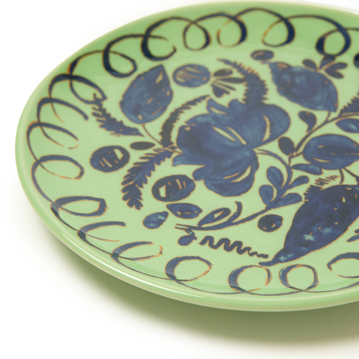 Caravan Home Amalfi 9" plate- Green