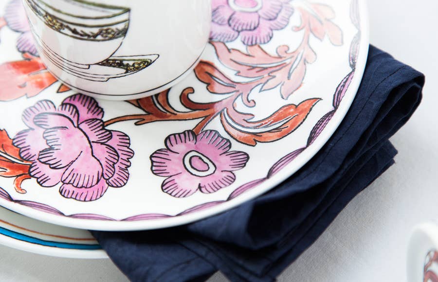 Heritage - Rosa Rugosa - 8" Salad Plate