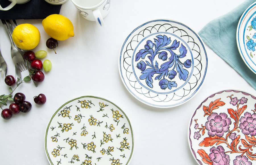 Blue Bird - 8" Salad Plate