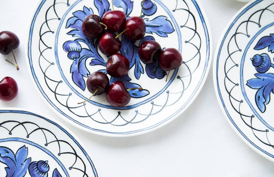 Blue Bird - 8" Salad Plate