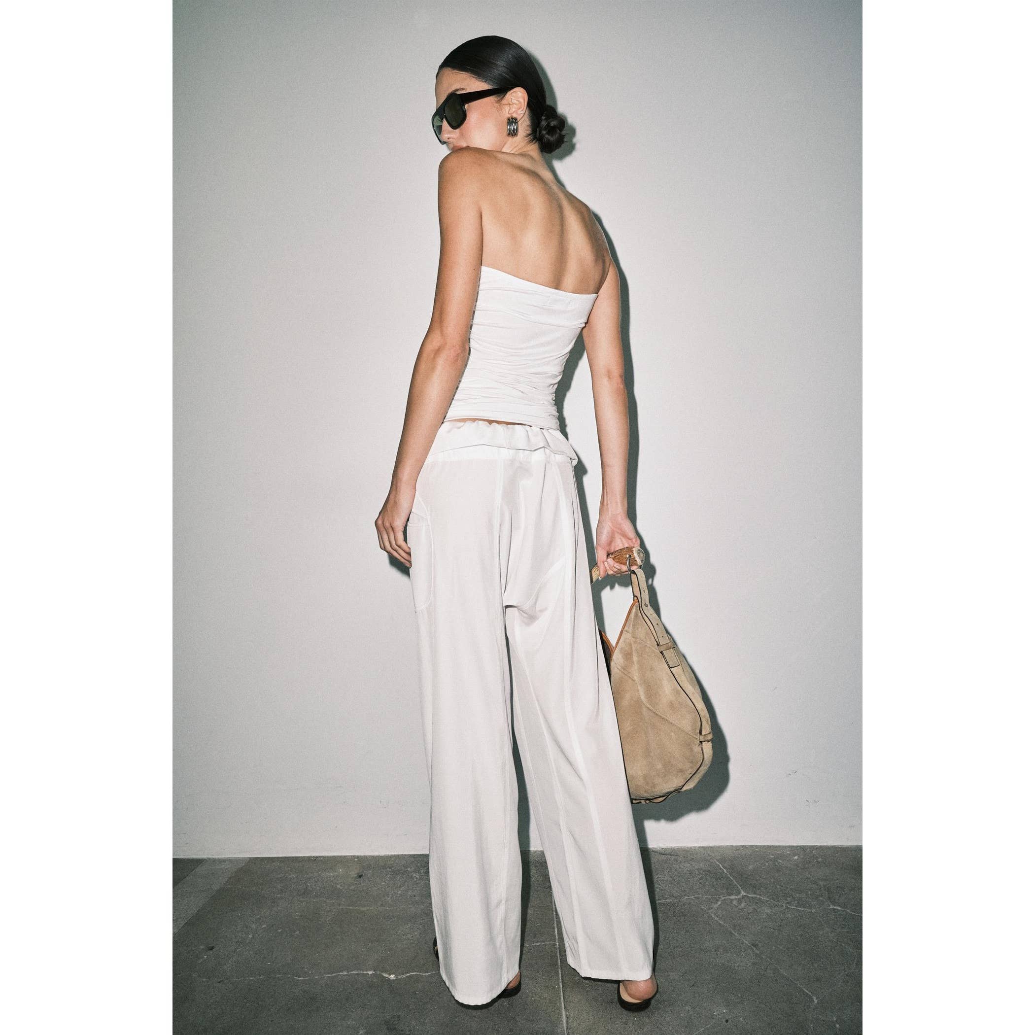 Valentina Ruched Tube Top
