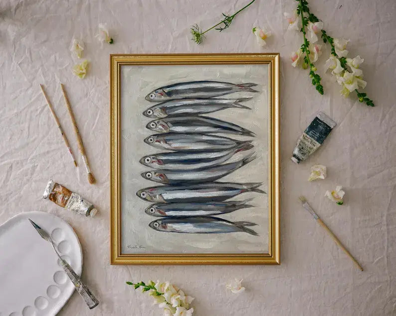 SARDINES - Framed Art Print
