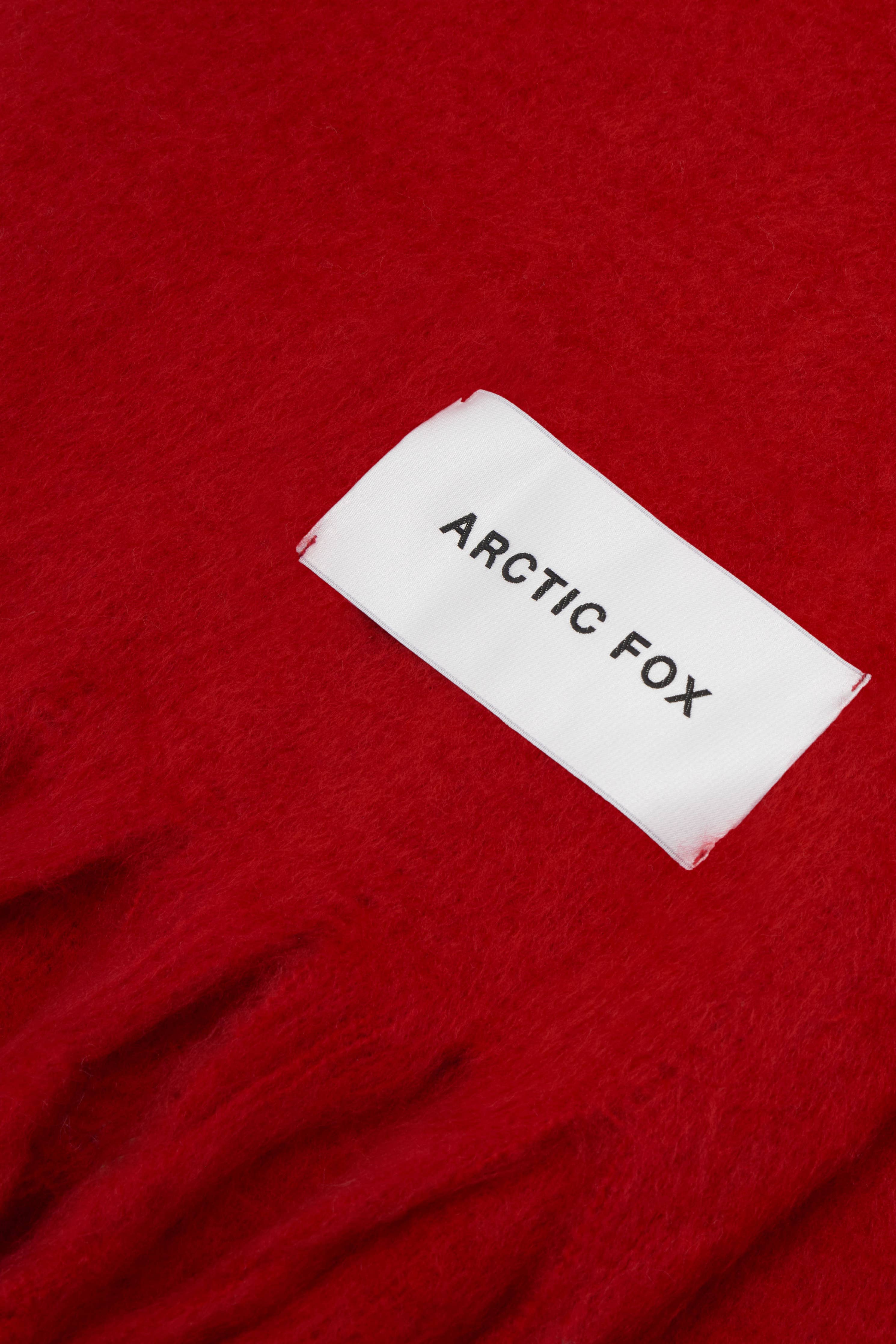 The Stockholm Scarf - 100% Recycled - Crimson Red