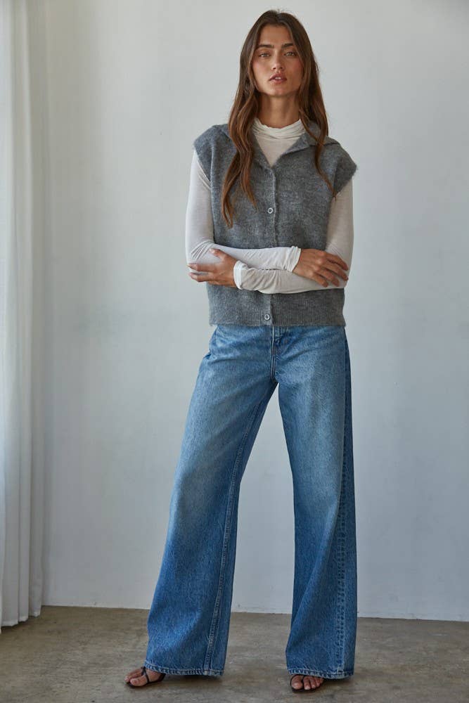 Sheer Lightweight Turtleneck: Burgundy