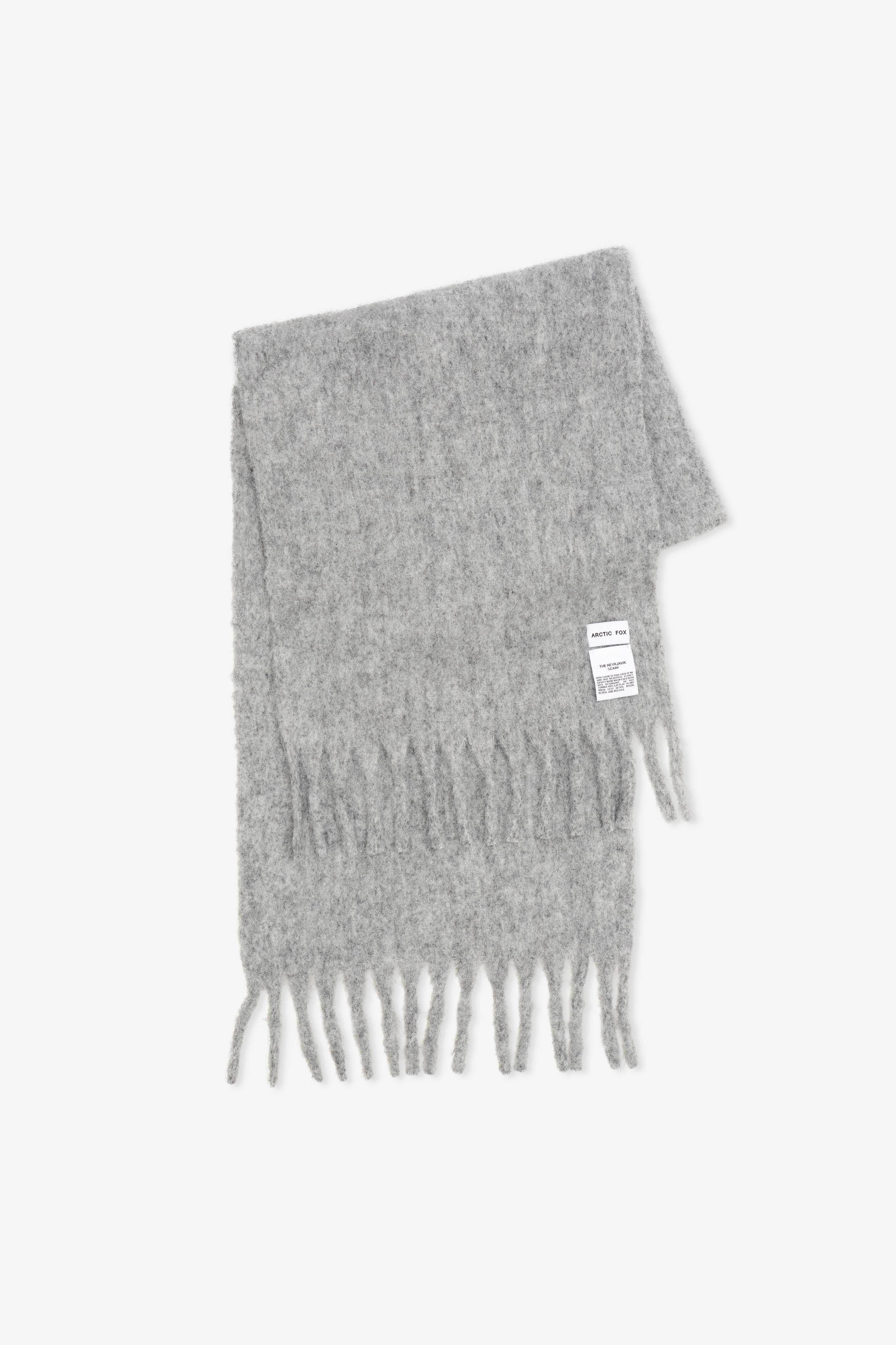The Reykjavik Scarf with RWS Wool - Grey