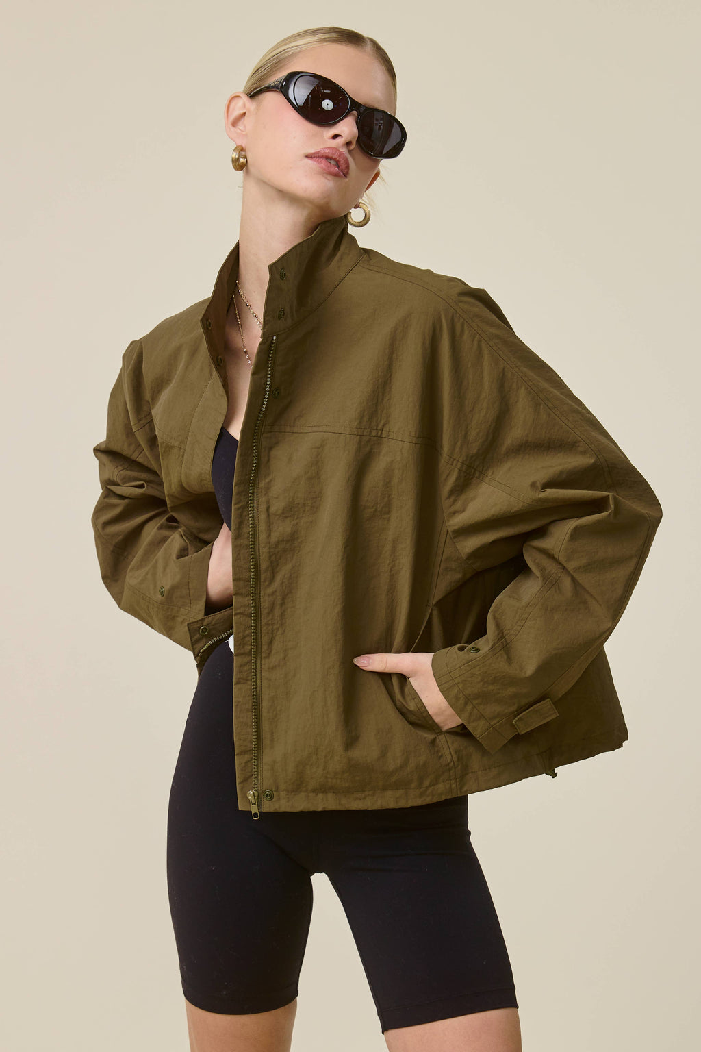 Utility Windbreaker Jacket