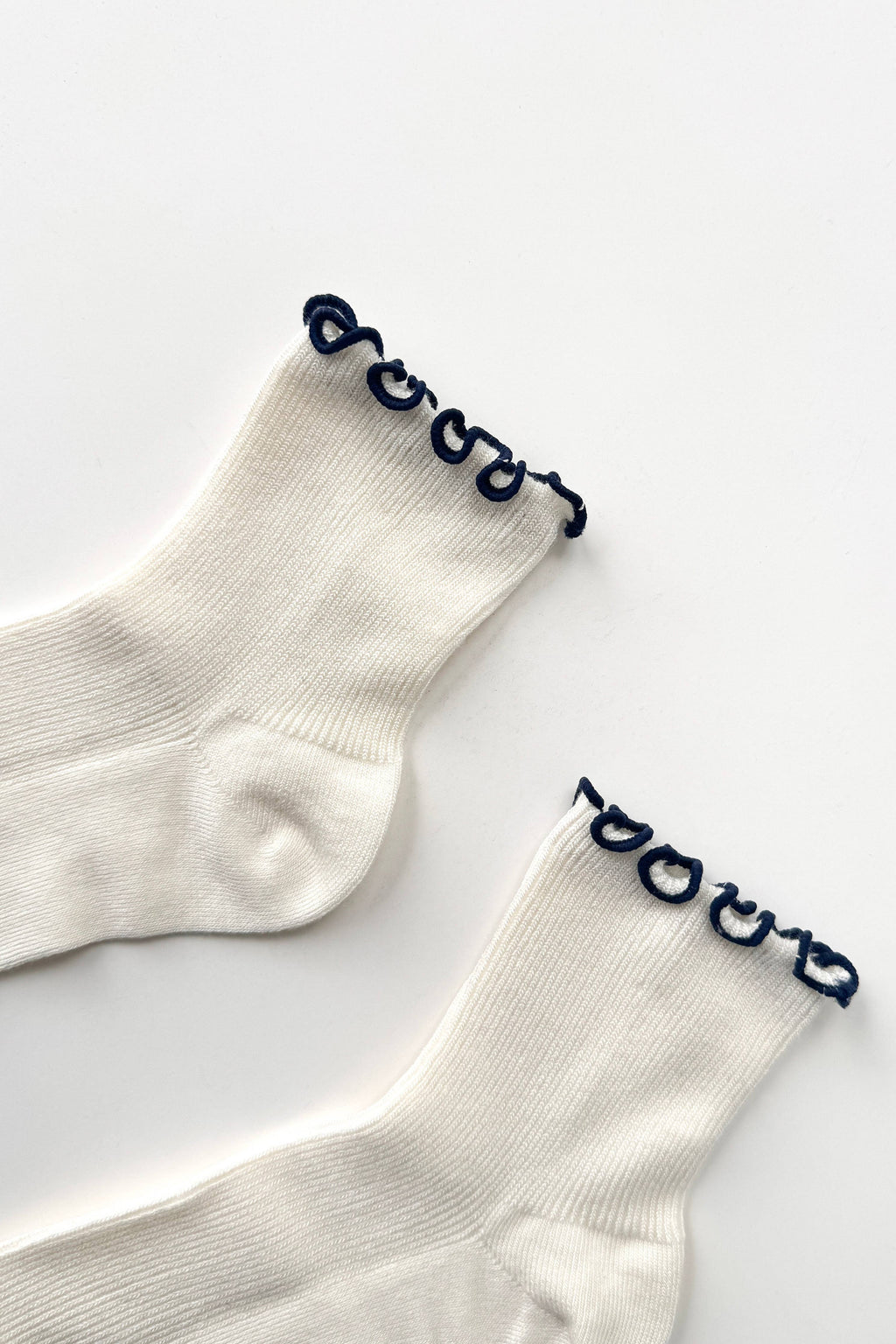 Noble x Le Bon Shoppe Petite Ruffled Modal Socks