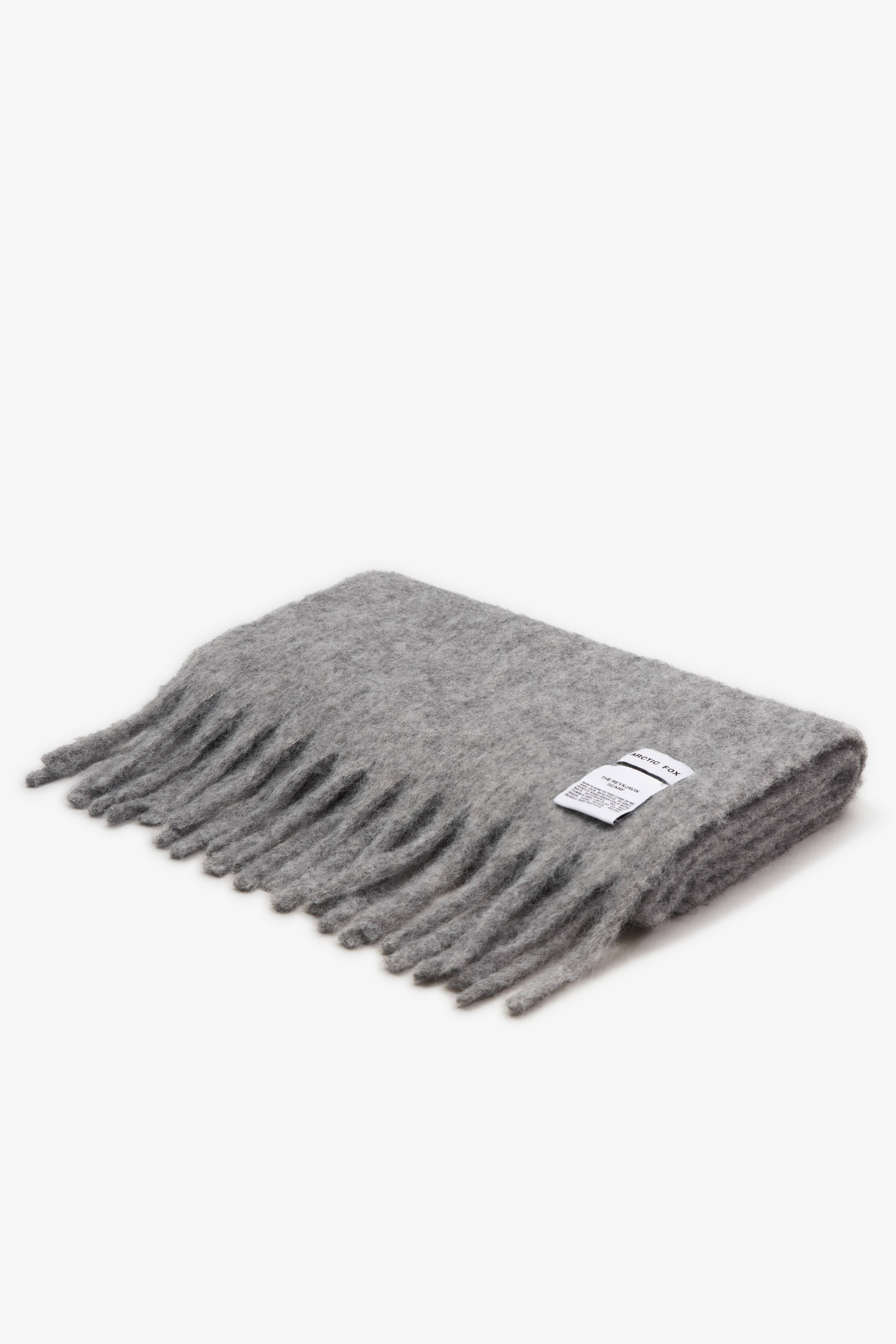 The Reykjavik Scarf with RWS Wool - Grey