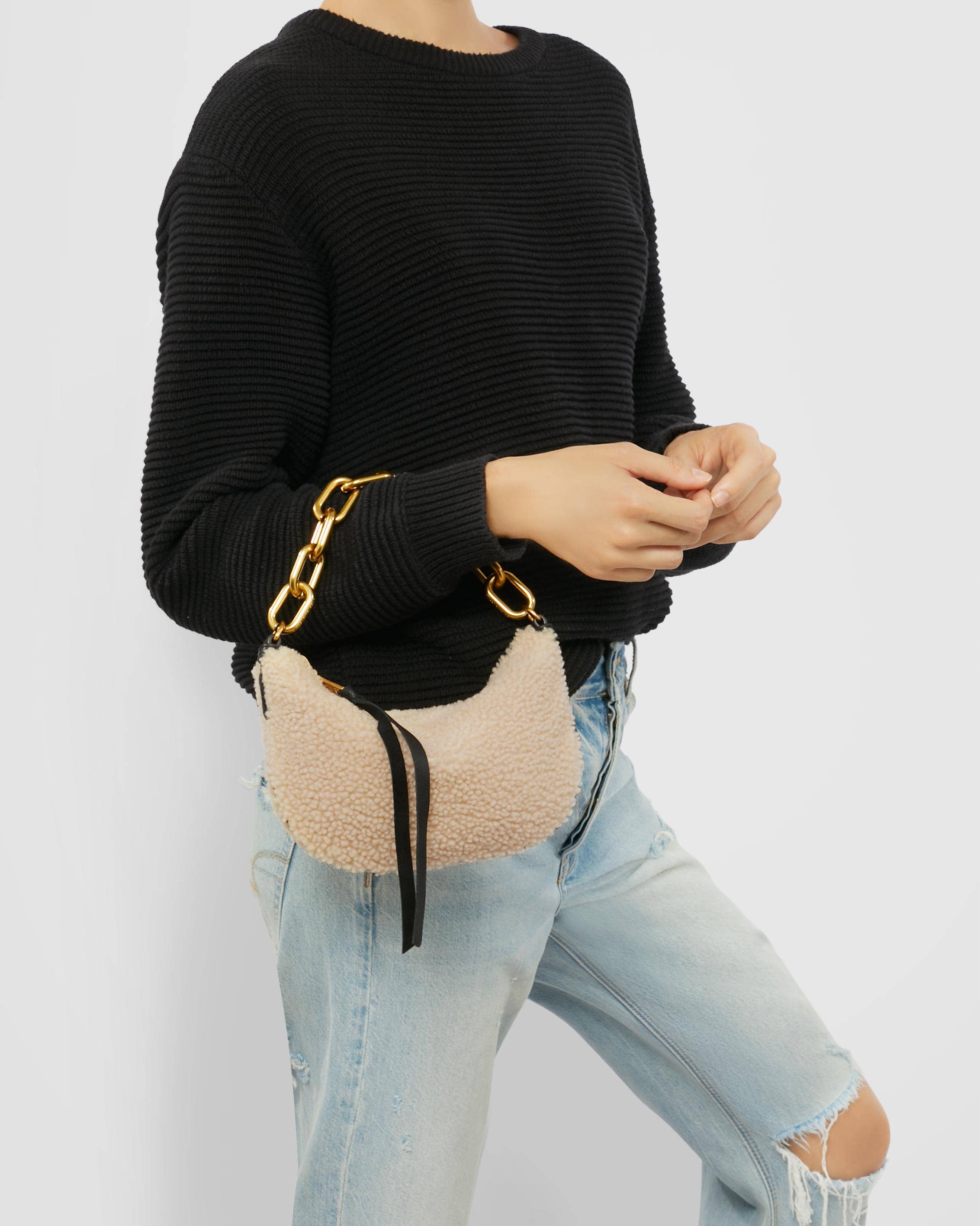 Good Fortune Shearling Bag