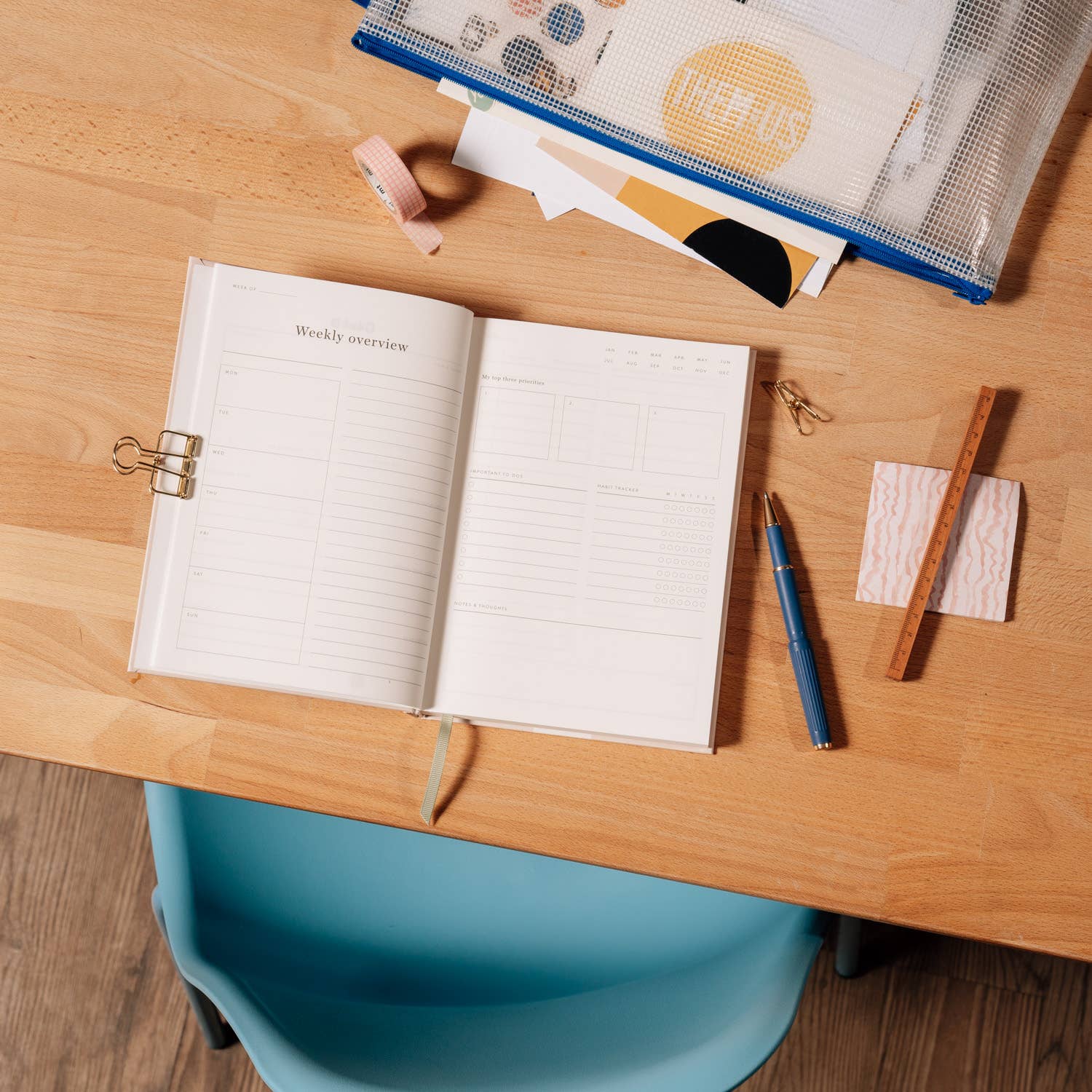Time To Bloom Hardcover Daily Planner