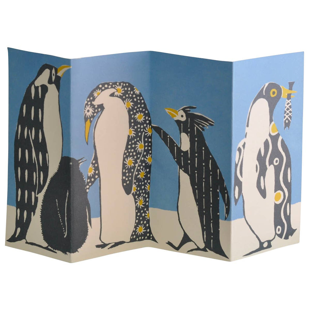 Special Card Penguins In Kimonos