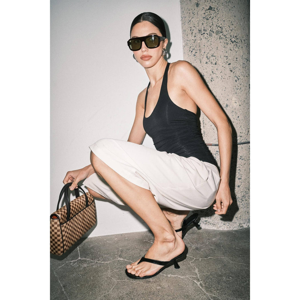 Sable Wide Leg Bermuda Shorts