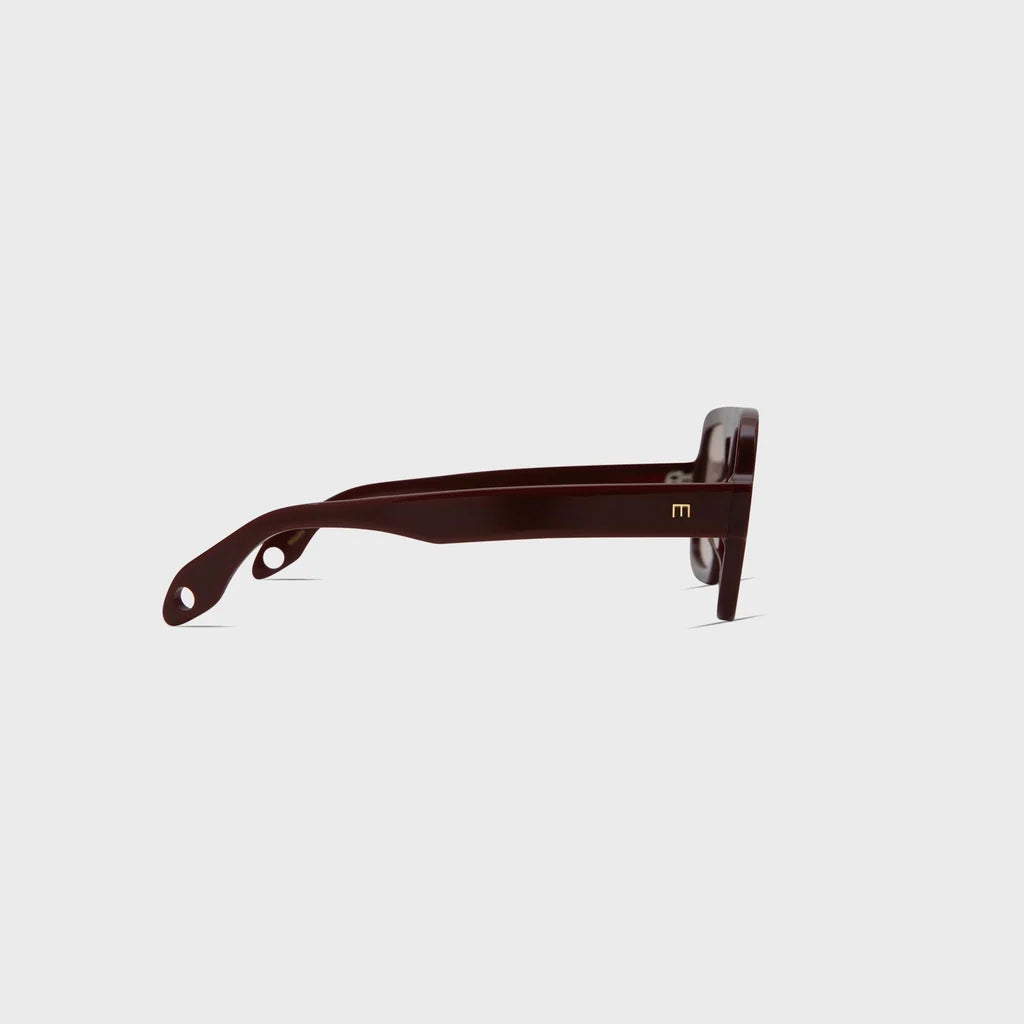Elisa Johnson Jane Sunglasses in Deep Red
