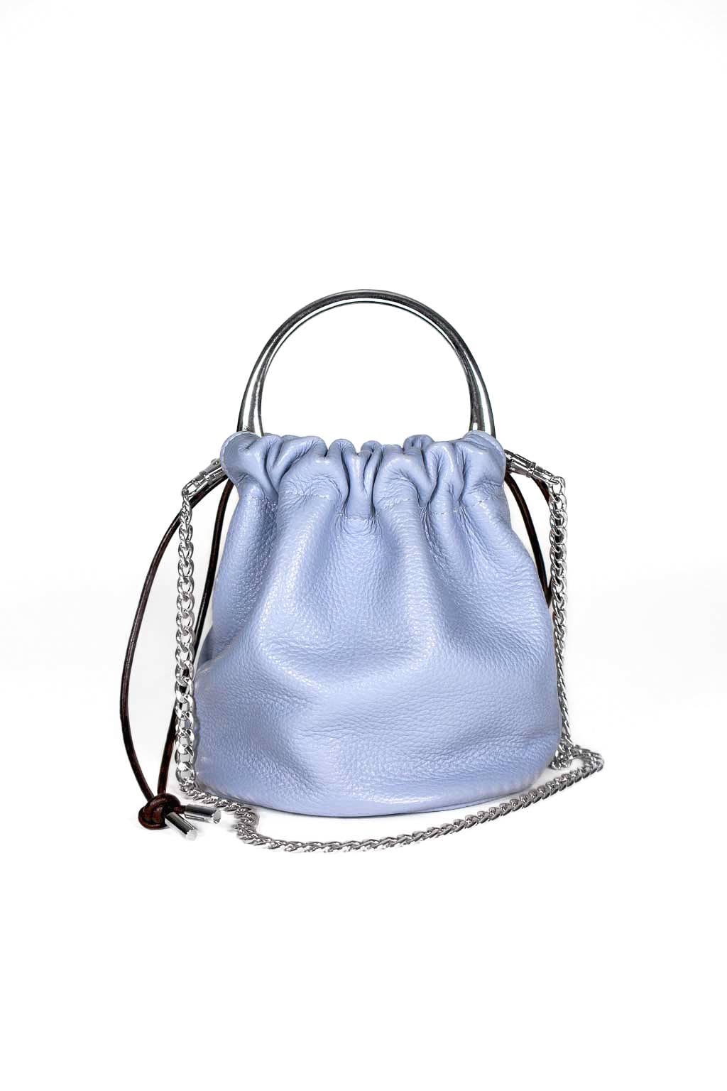 AVA DRAWSTRING BAG | Powder Blue