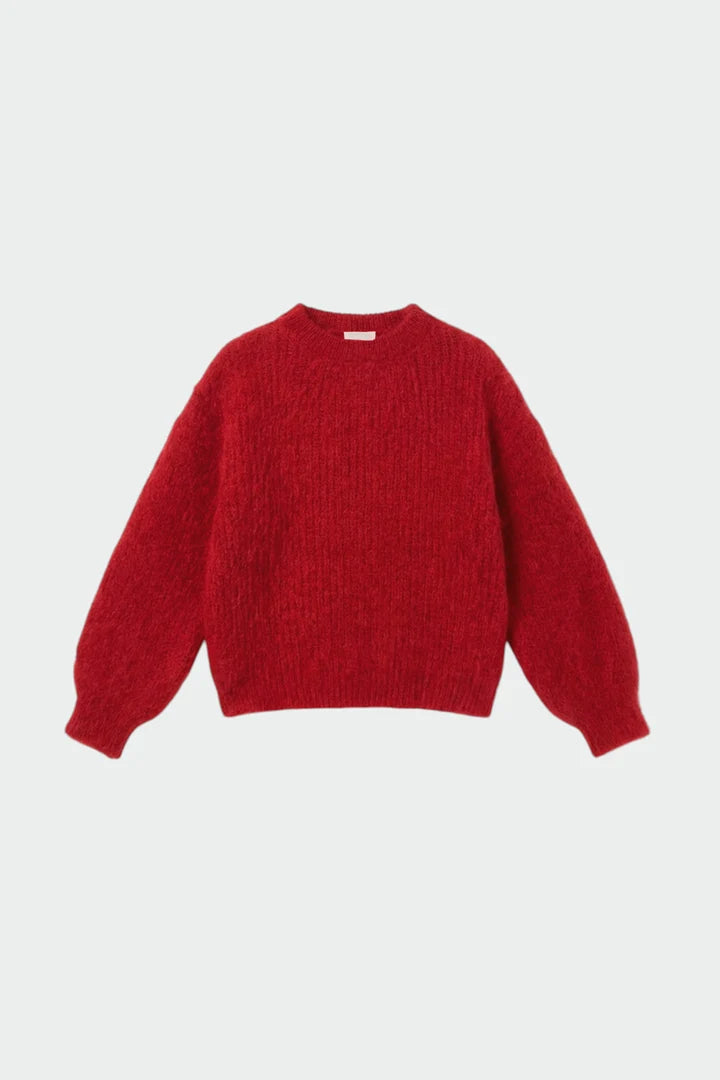 Indi & Cold Brushed-Effect Mohair Sweater