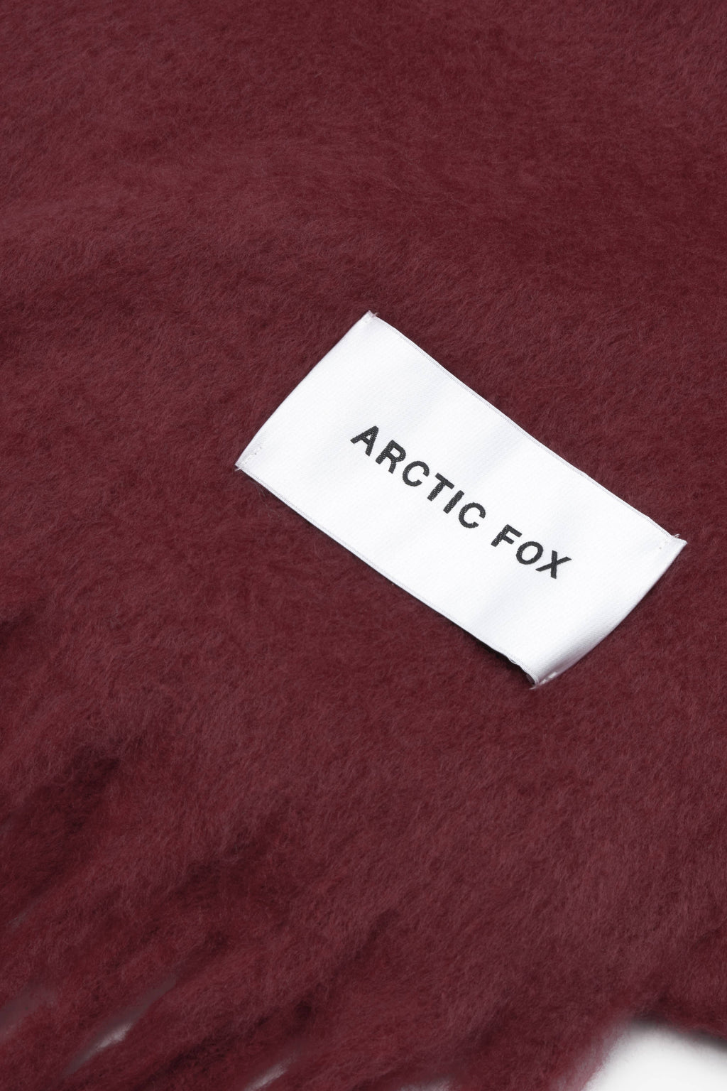 The Reykjavik Scarf - 100% Recycled - Burgundy - FW25