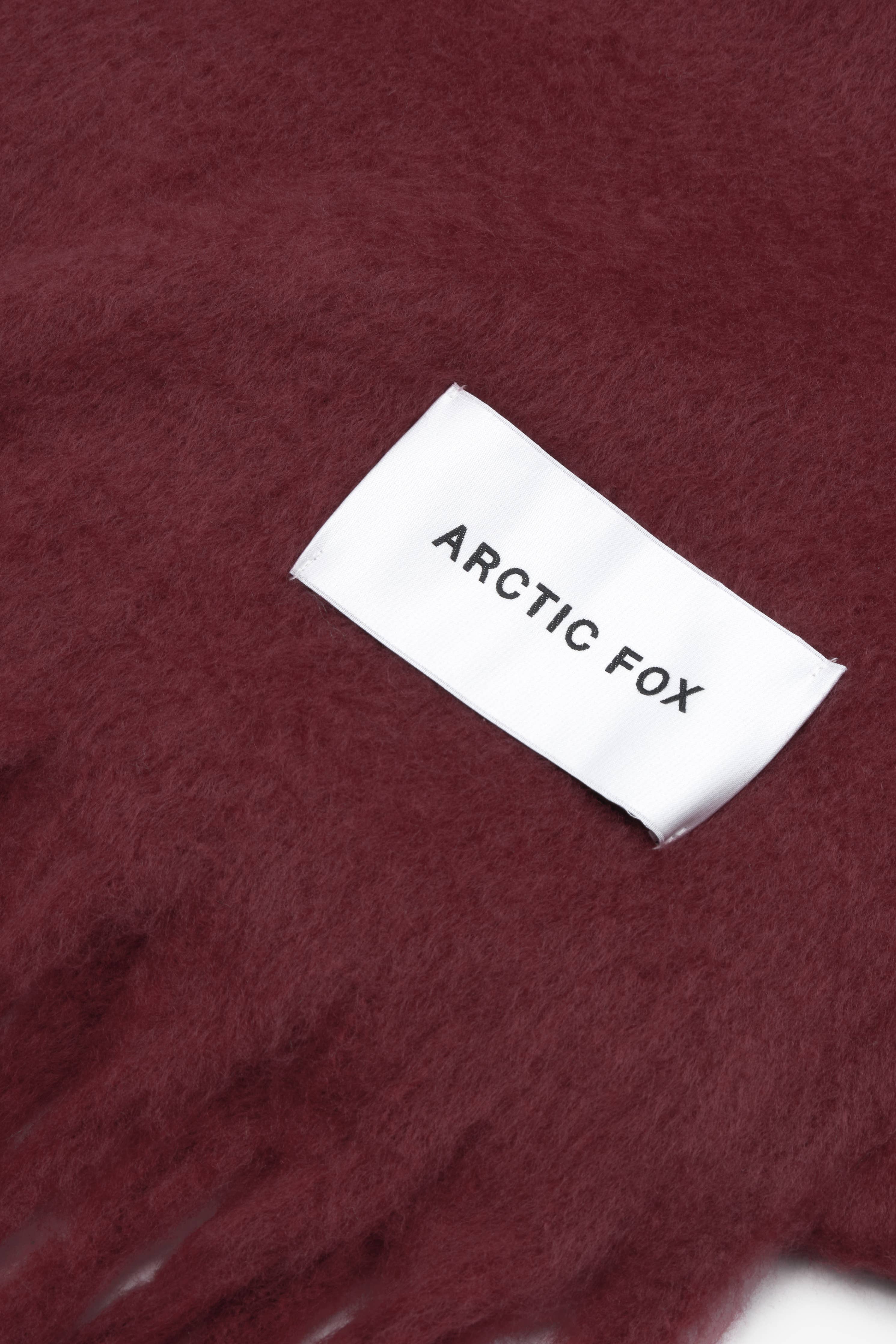 The Reykjavik Scarf - 100% Recycled - Burgundy - FW25