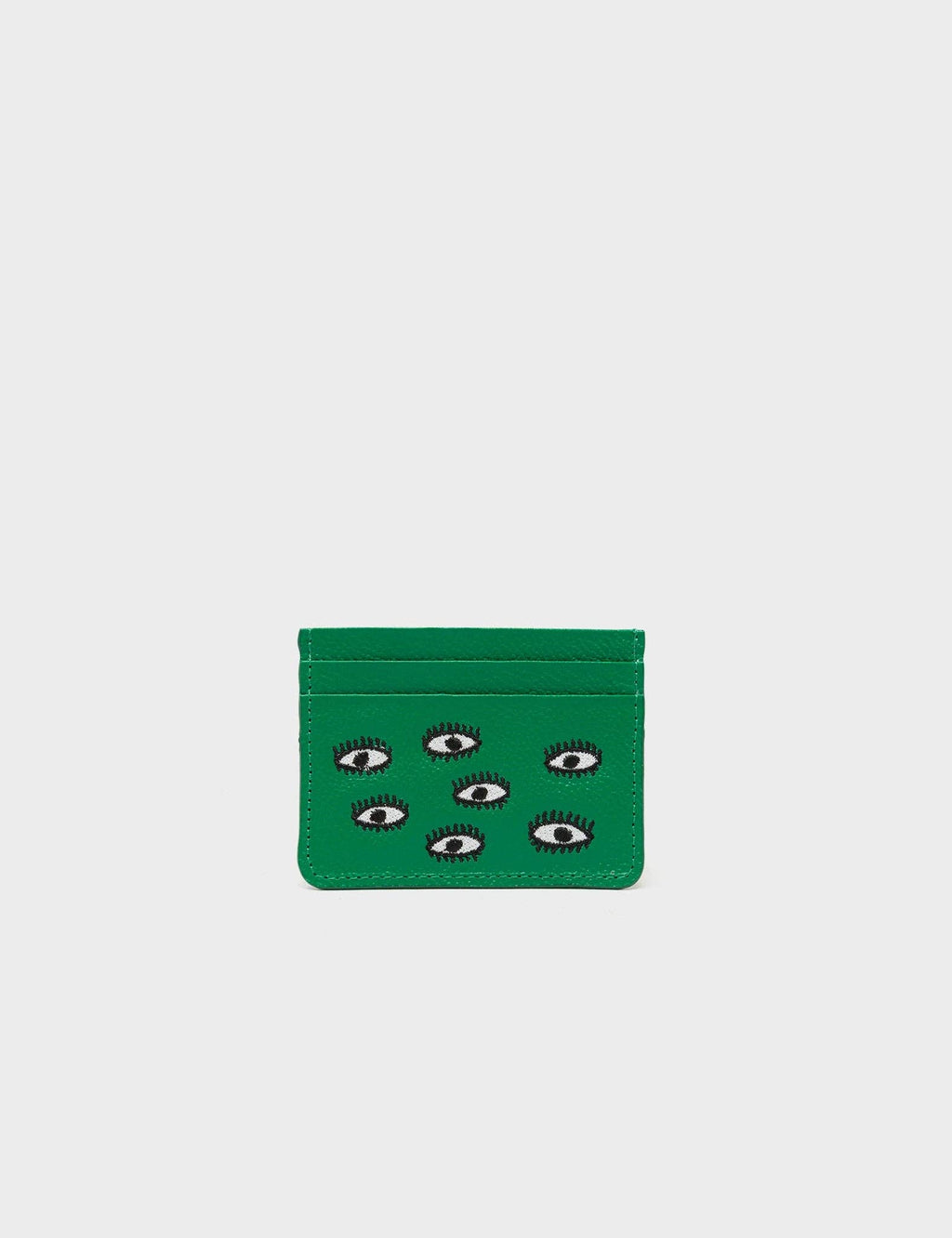 Min & Mon Filium Irish Green Leather Cardholder