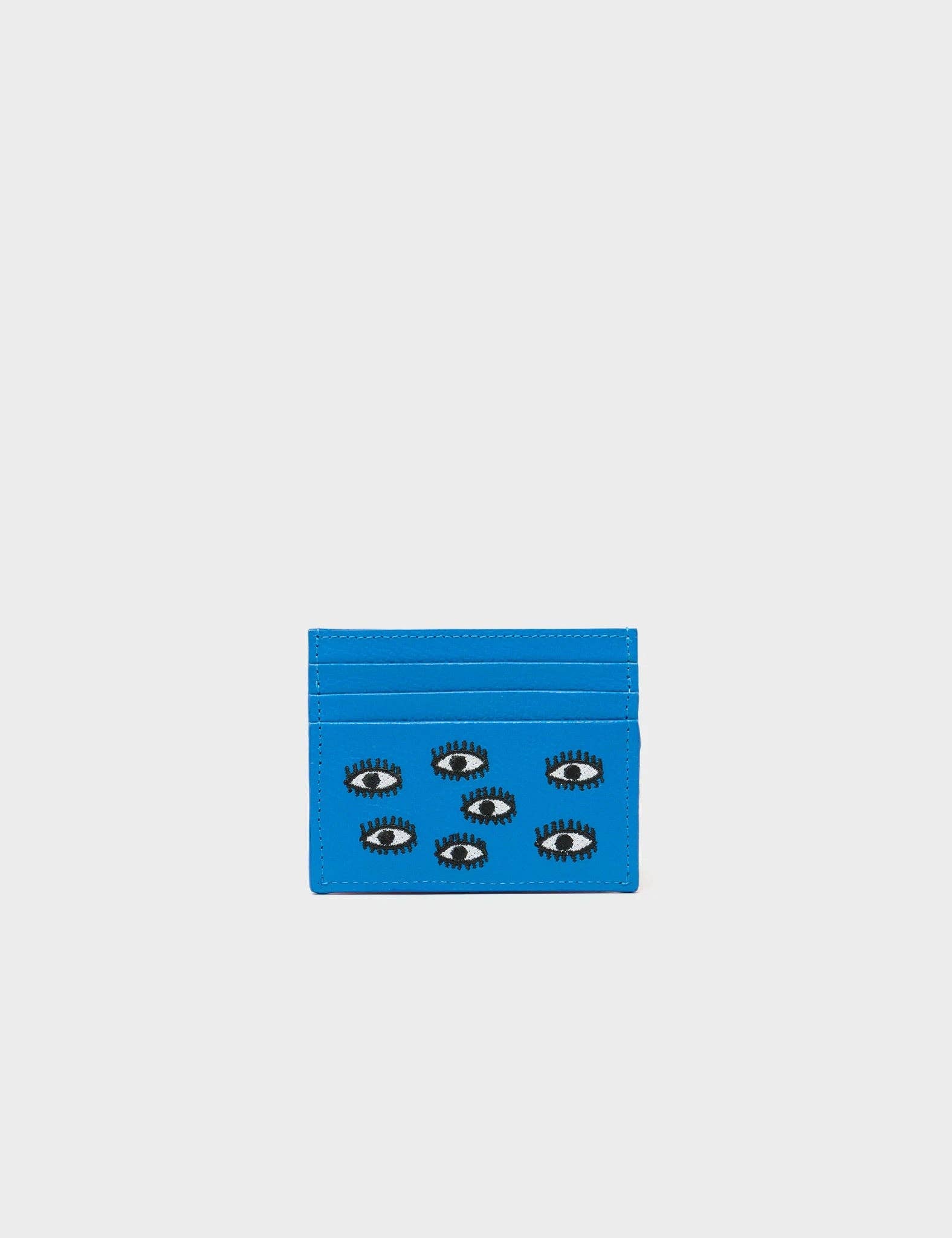 Felix Leather Cardholder:  Ibiza Blue