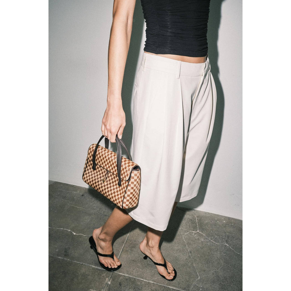 Sable Wide Leg Bermuda Shorts