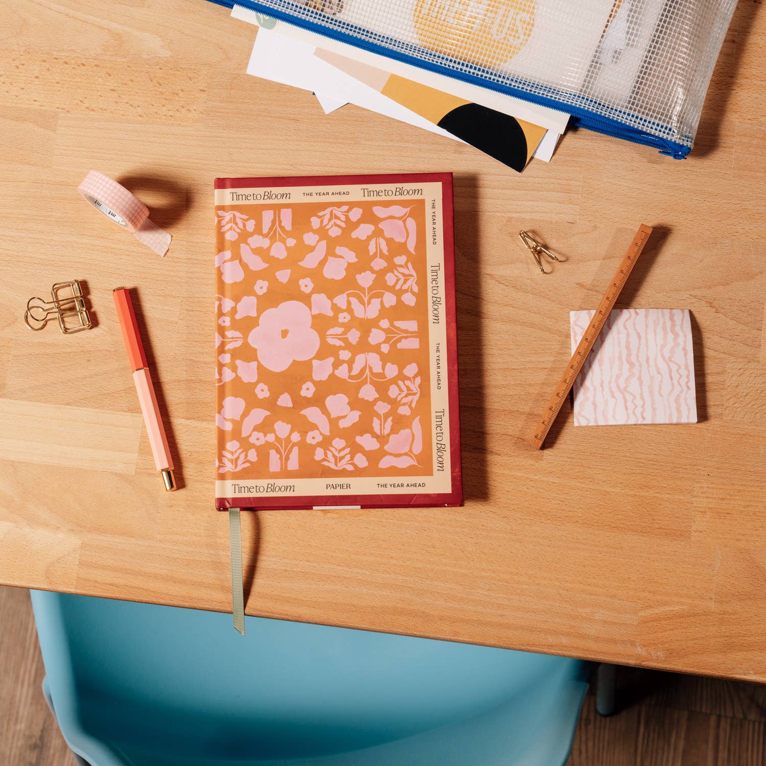 Time To Bloom Hardcover Daily Planner