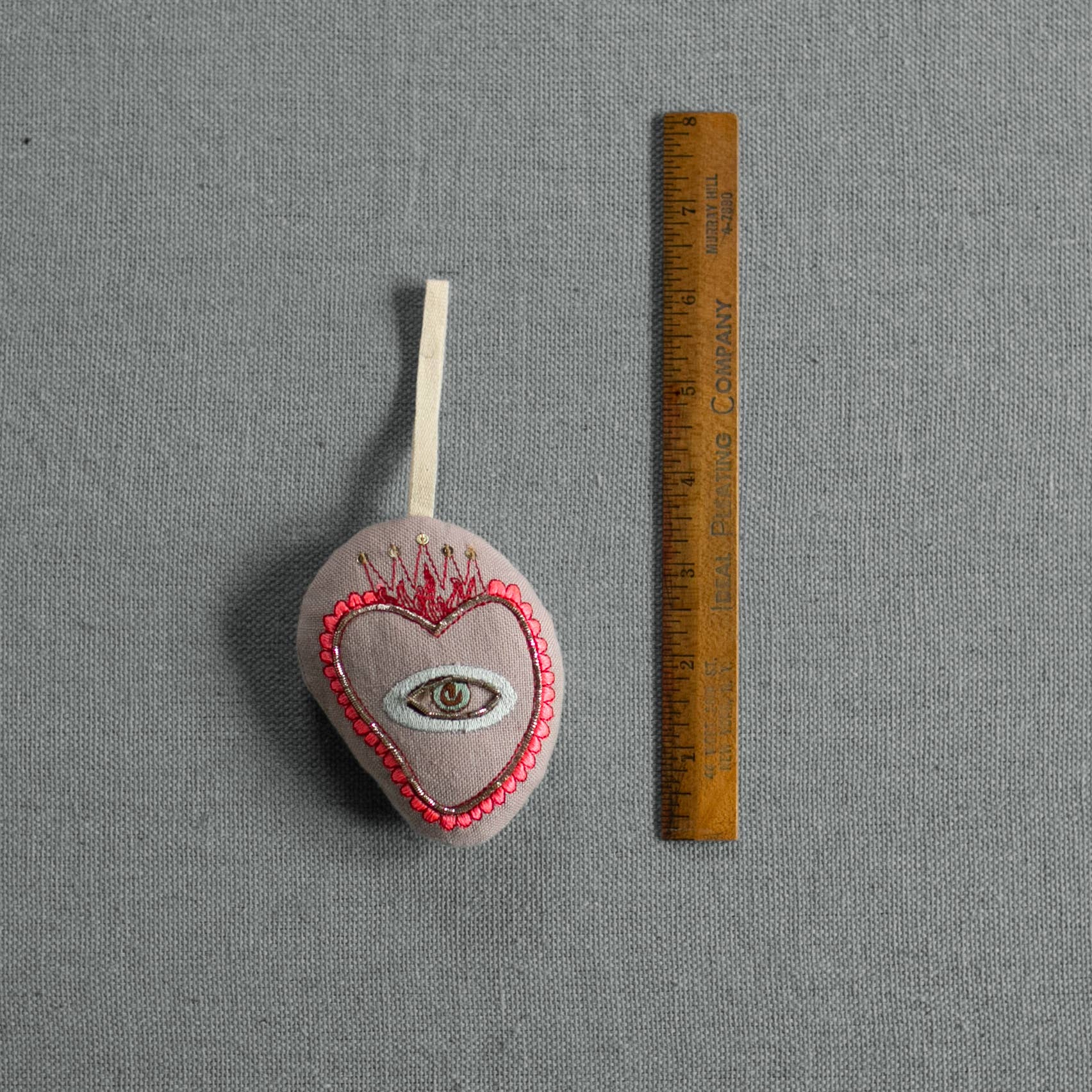 Sacred Heart - Cotton & Lavender filled Ornament