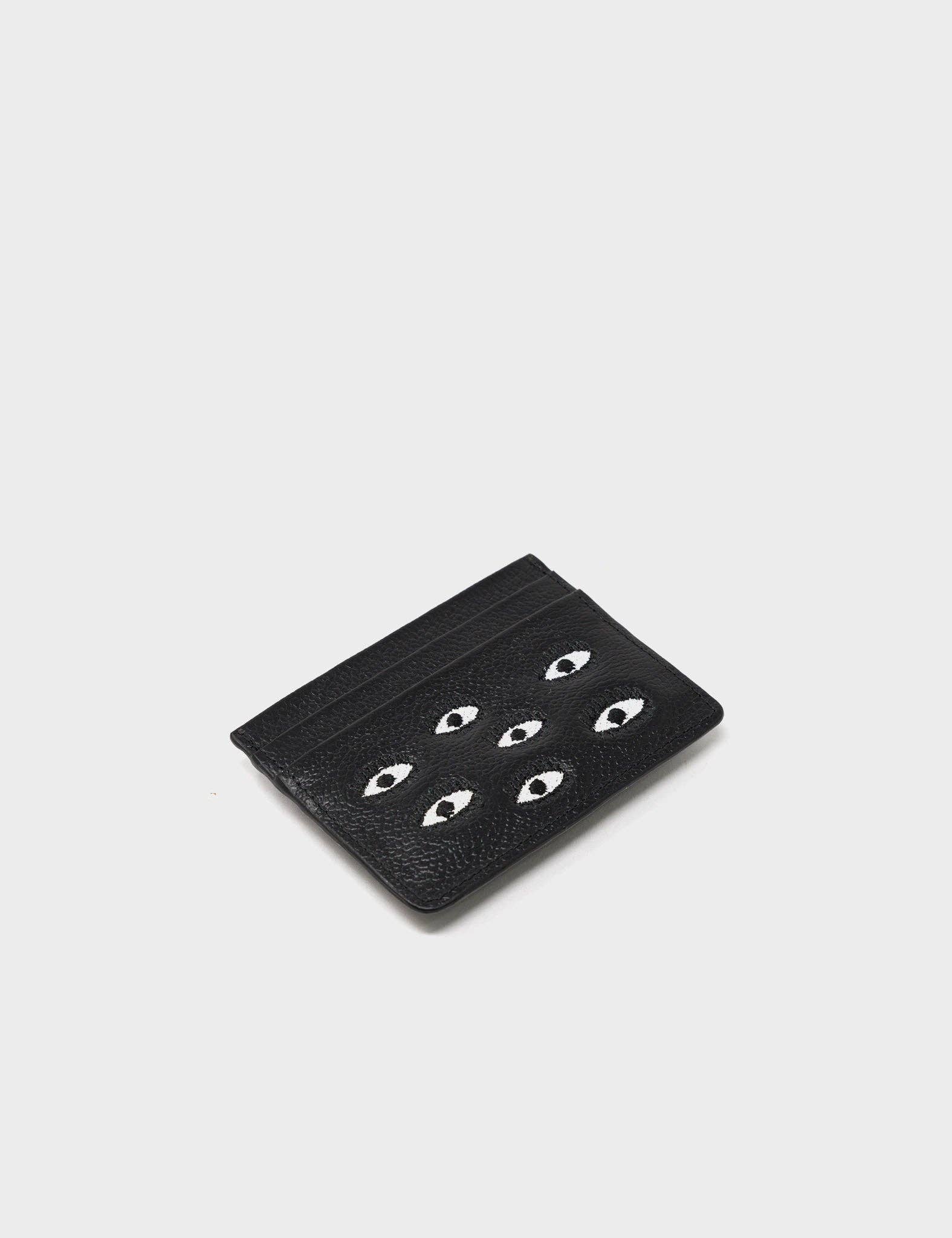 Min & Mon Filium Black Leather Cardholder