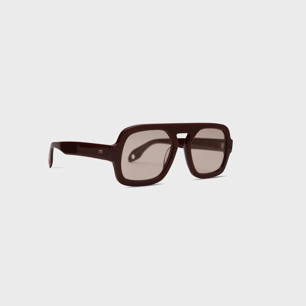 Elisa Johnson Jane Sunglasses in Deep Red