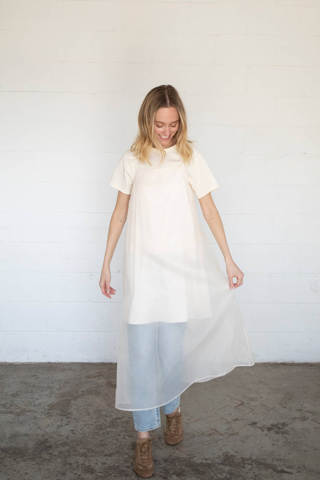 Jeanie Dress: Champagne
