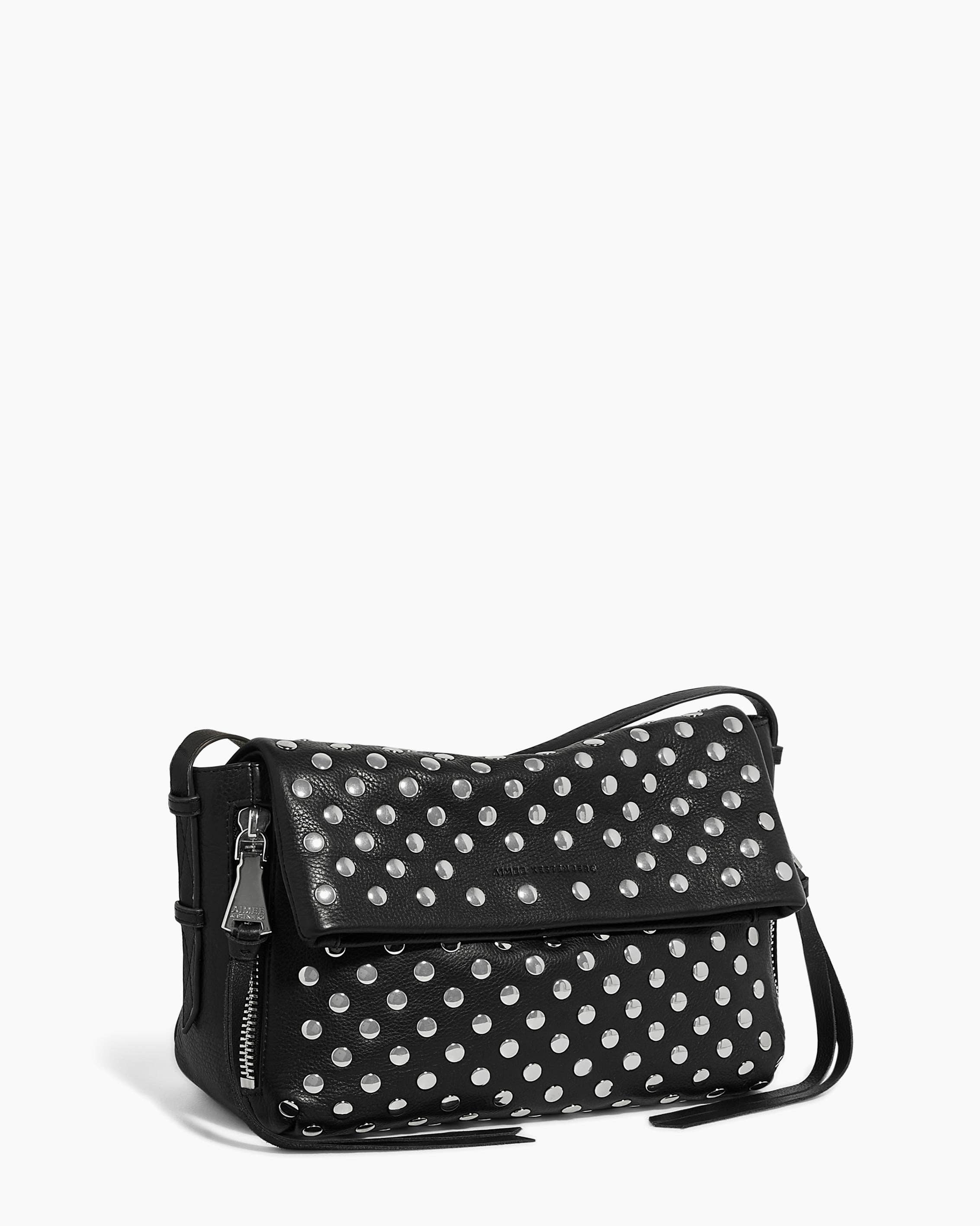 Bali Novelty Crossbody: Black with Disco Studs