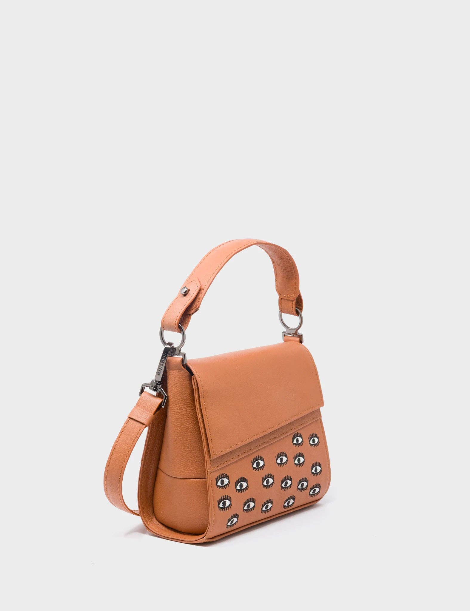 Anastasio Micro Crossbody Handbag: Caramel Leather