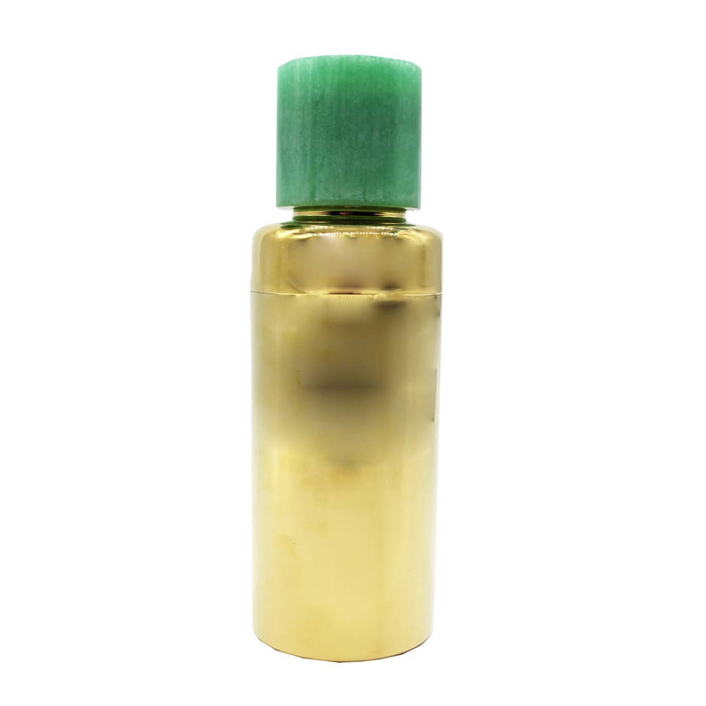 Green Resin and Gold Shaker