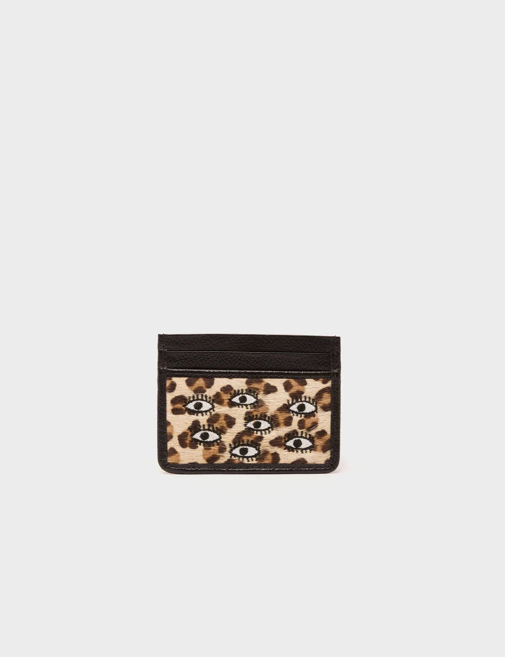 Min & Mon Filium Animal Print Leather Cardholder