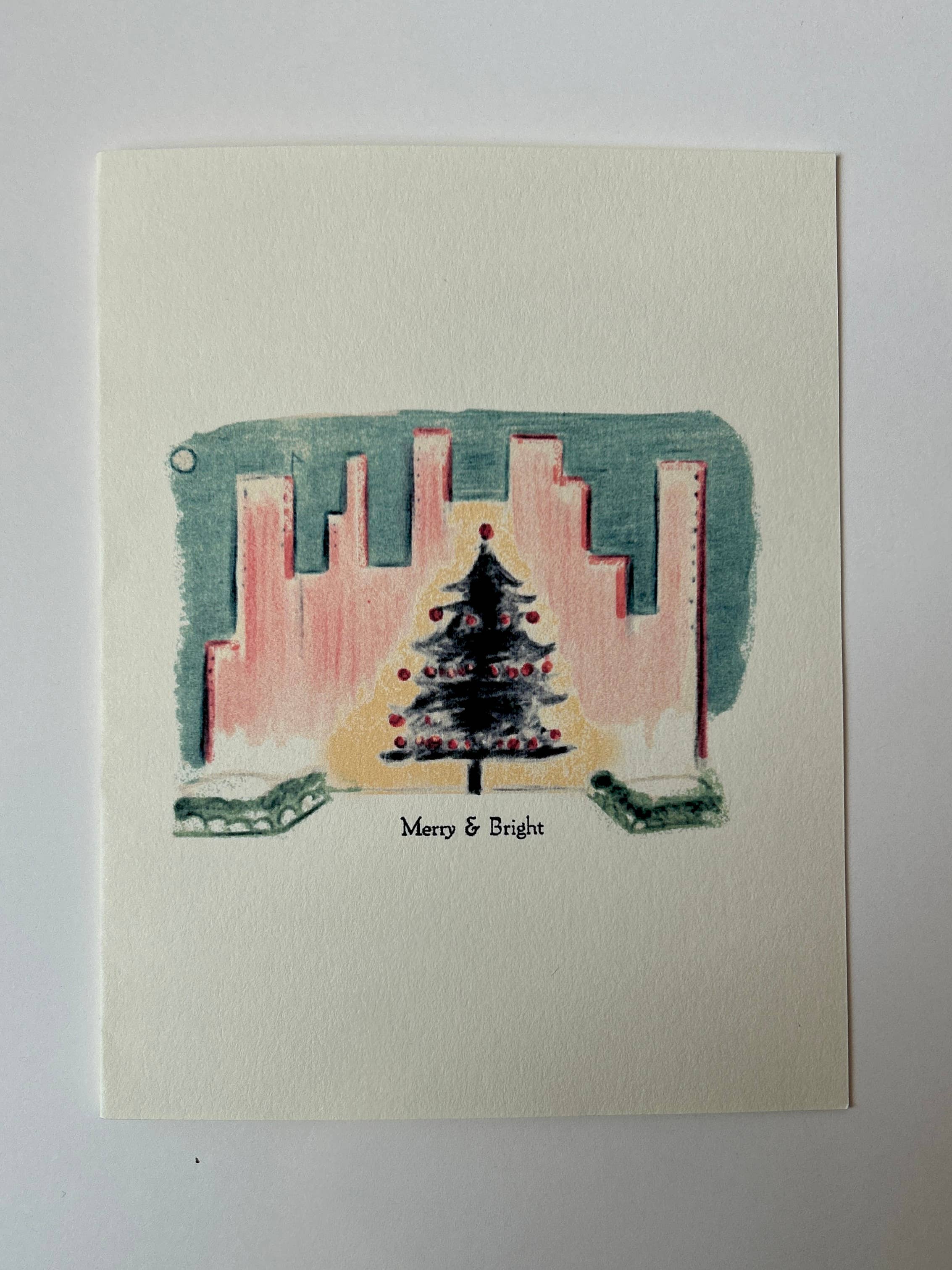 Merry and Bright Holiday Greeting Card