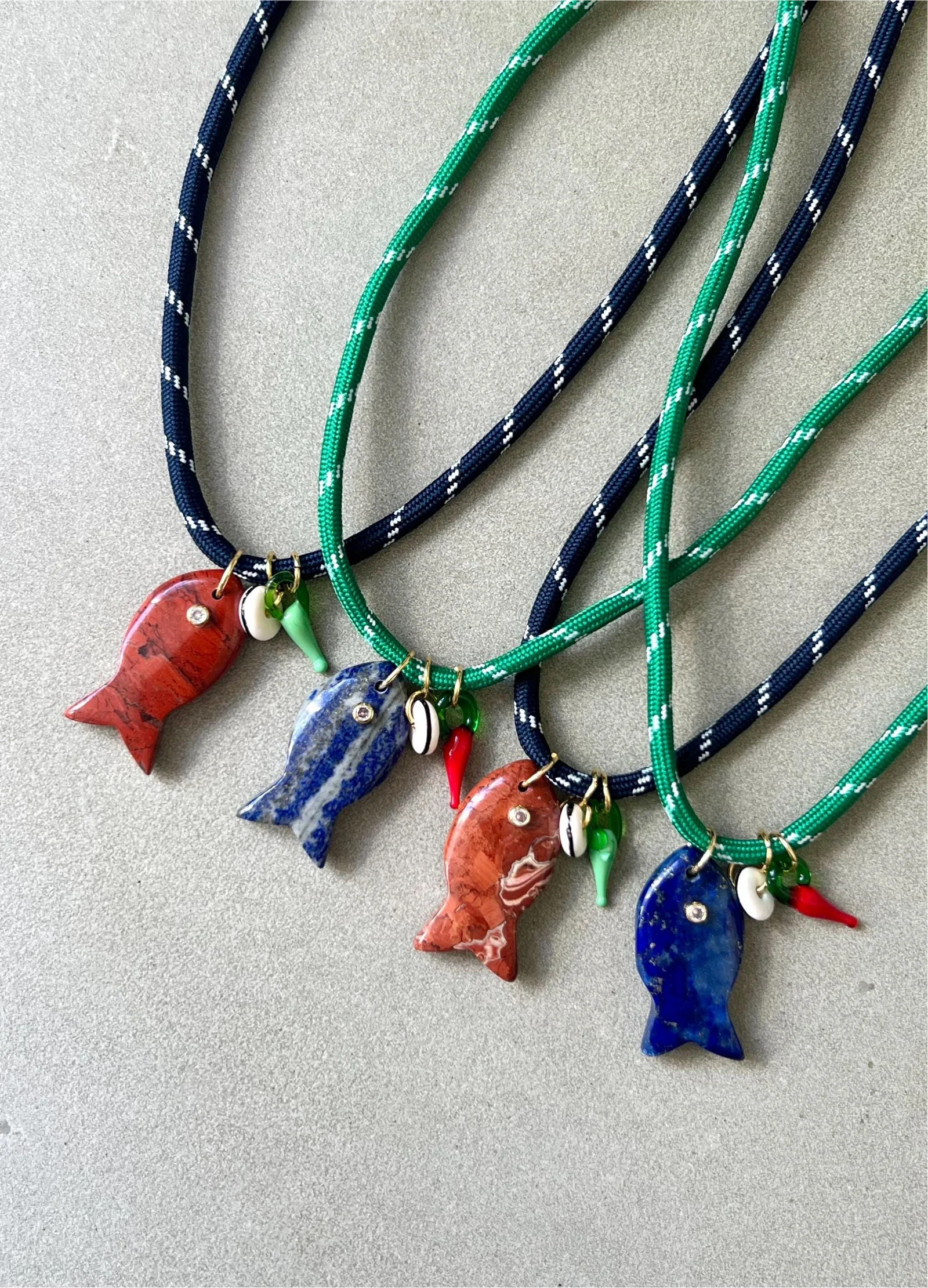 Green Fishy Necklace