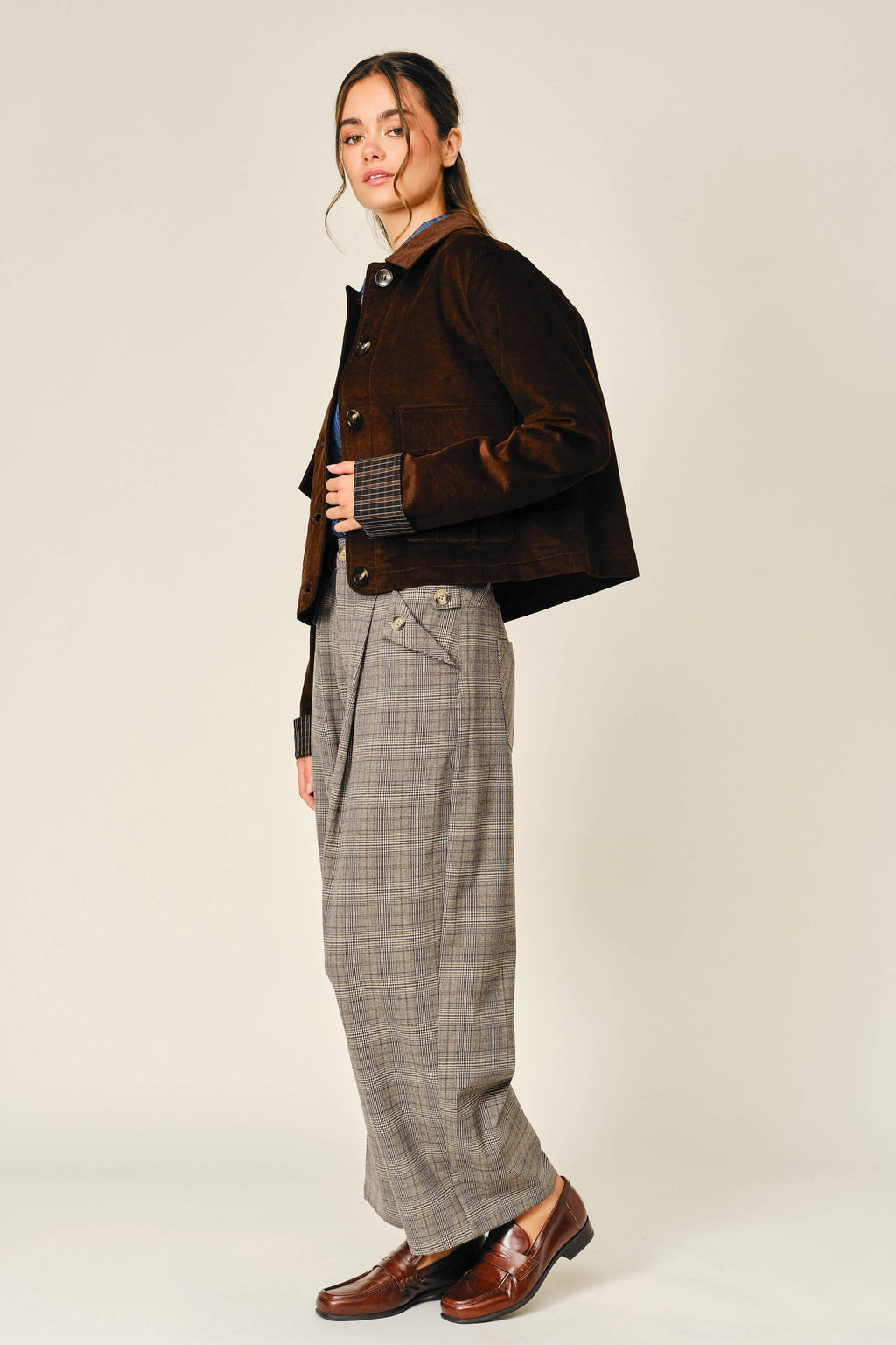 Crop Corduroy Jacket