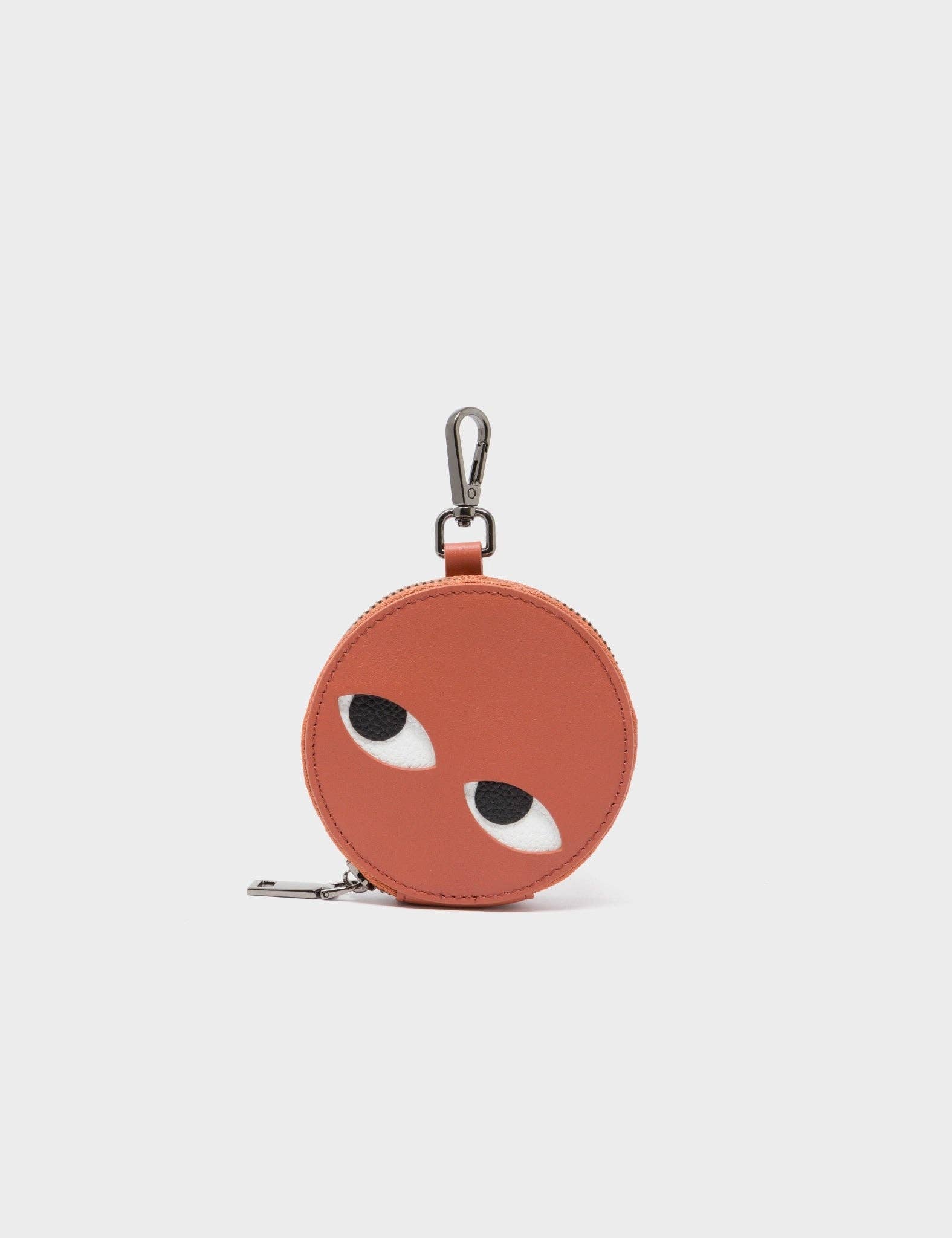 Dottie - Baked City Brown Leather Pouch Charm