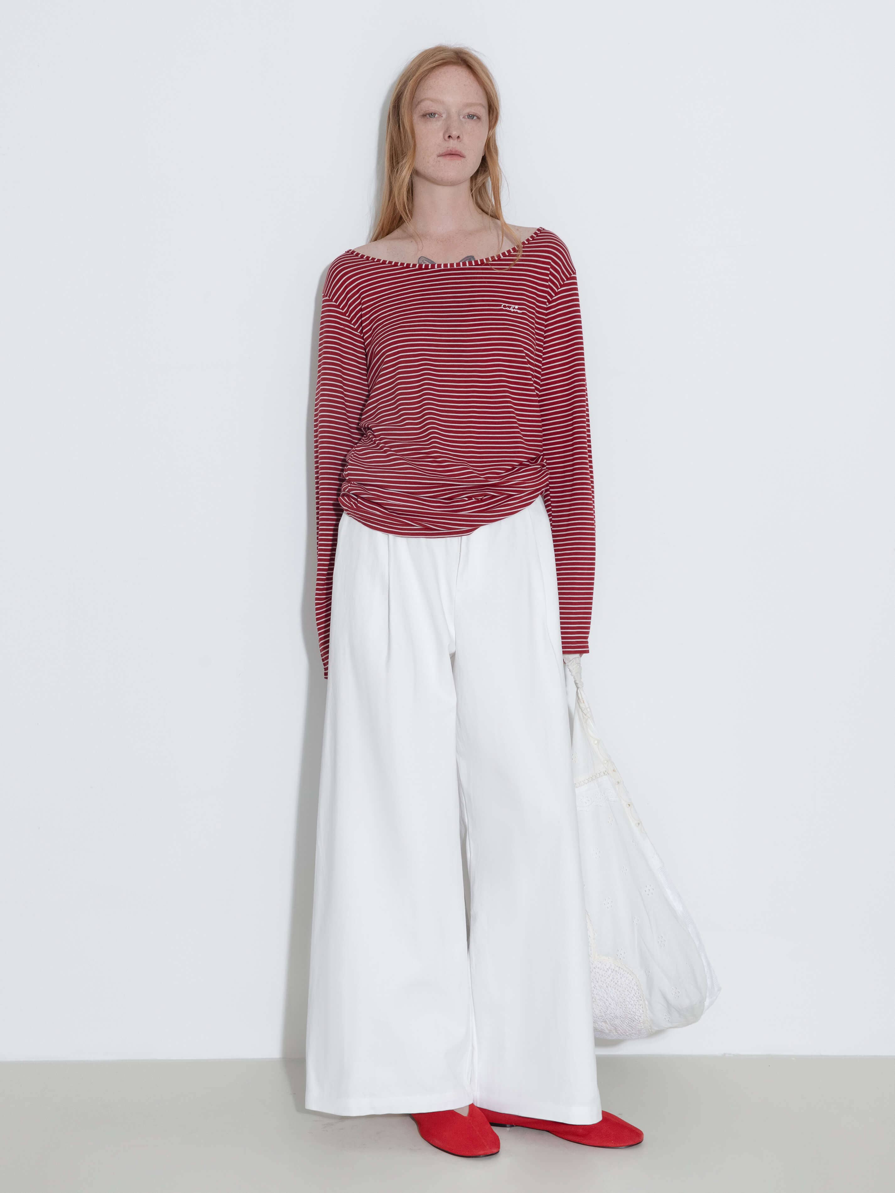 Palazzo pants in Olive green