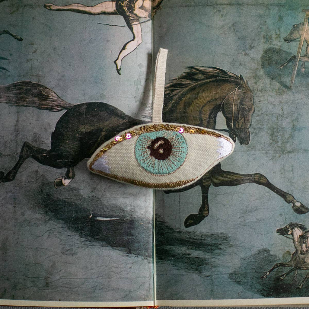 Evil Eye, Cotton & Lavender stuffed Ornament