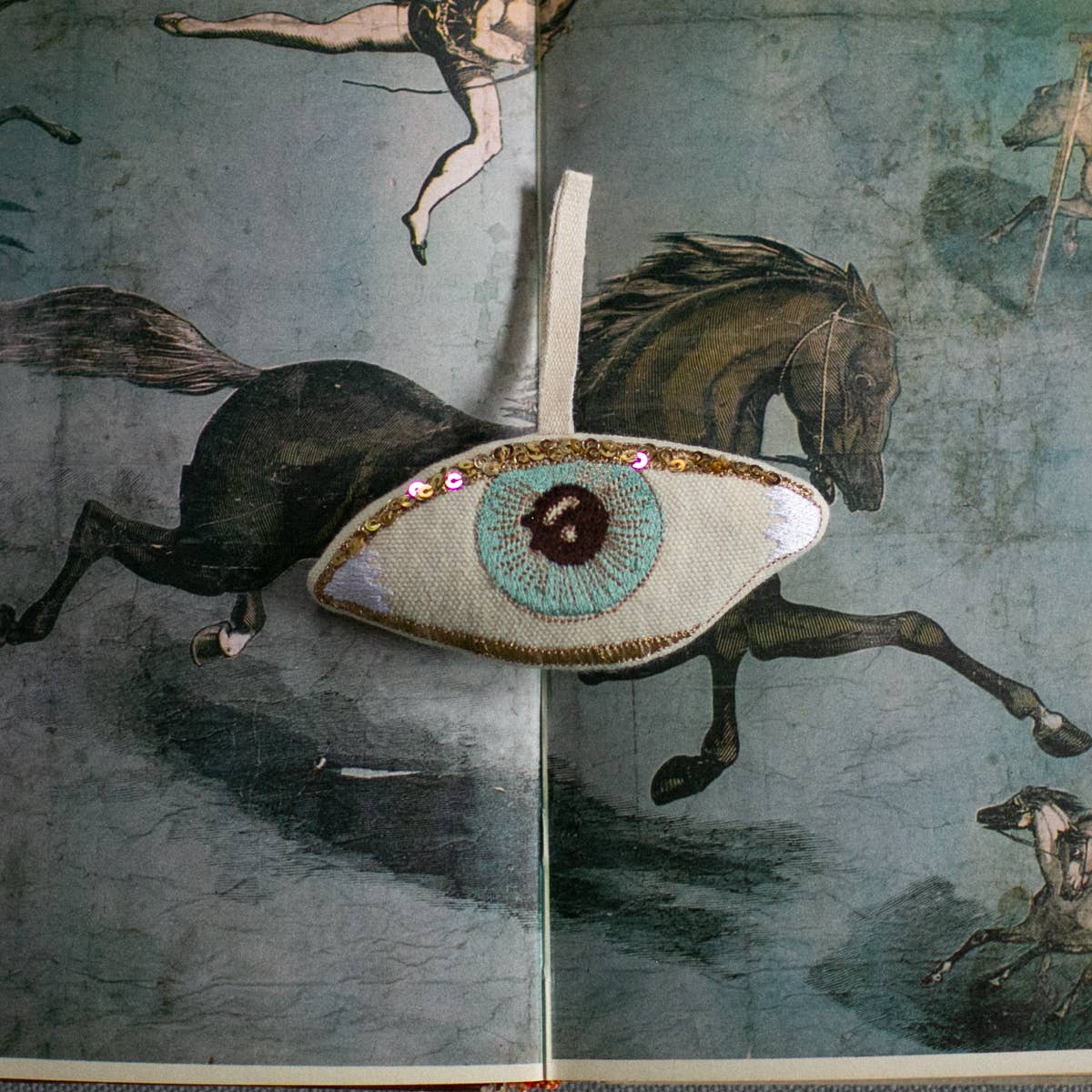 Evil Eye, Cotton & Lavender stuffed Ornament