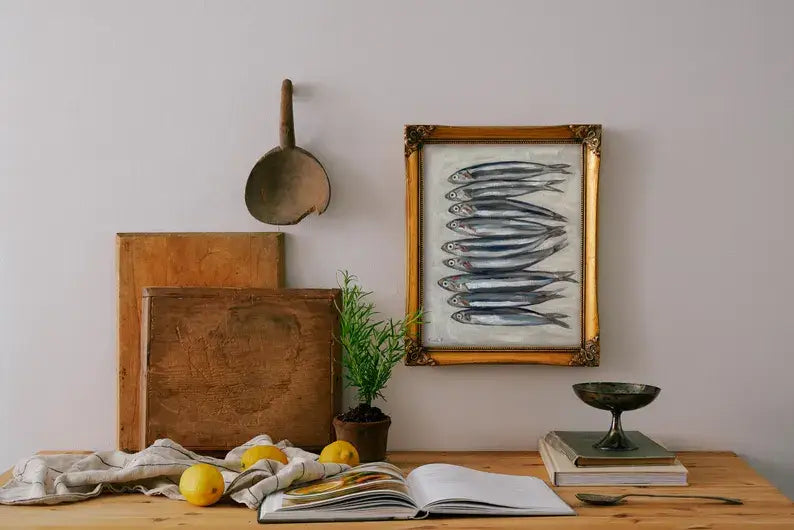 SARDINES - Framed Art Print