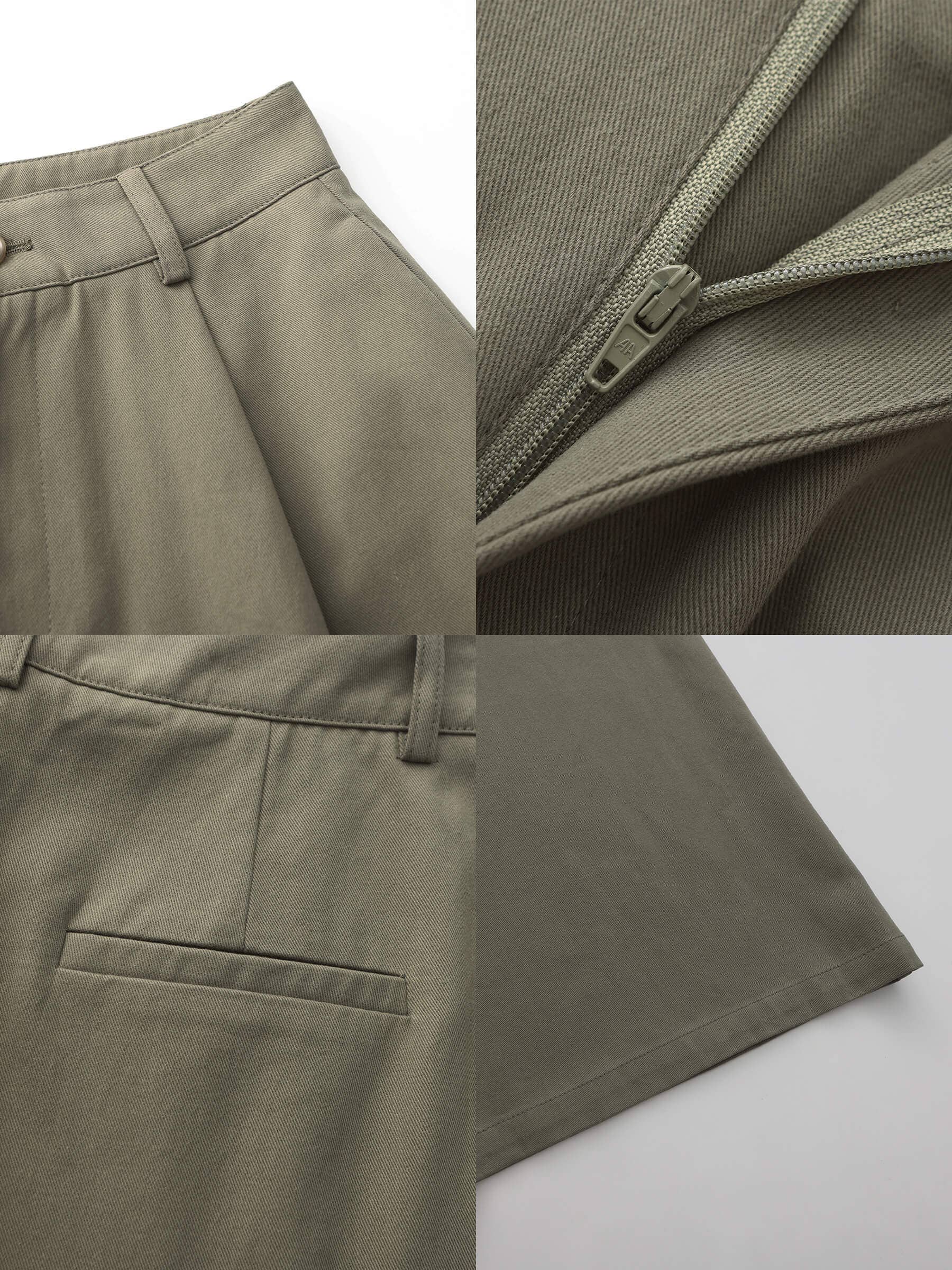 Palazzo pants in Olive green