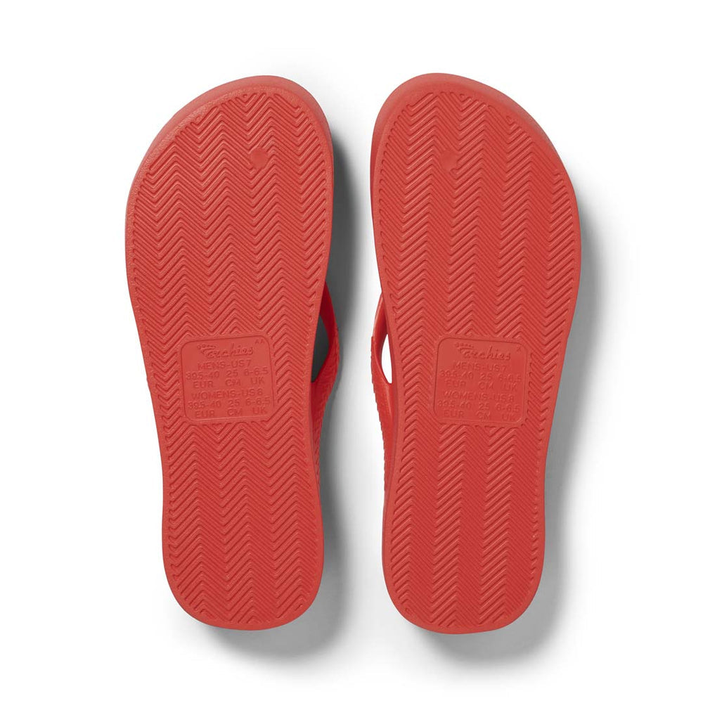 Archies Flip Flops - Coral