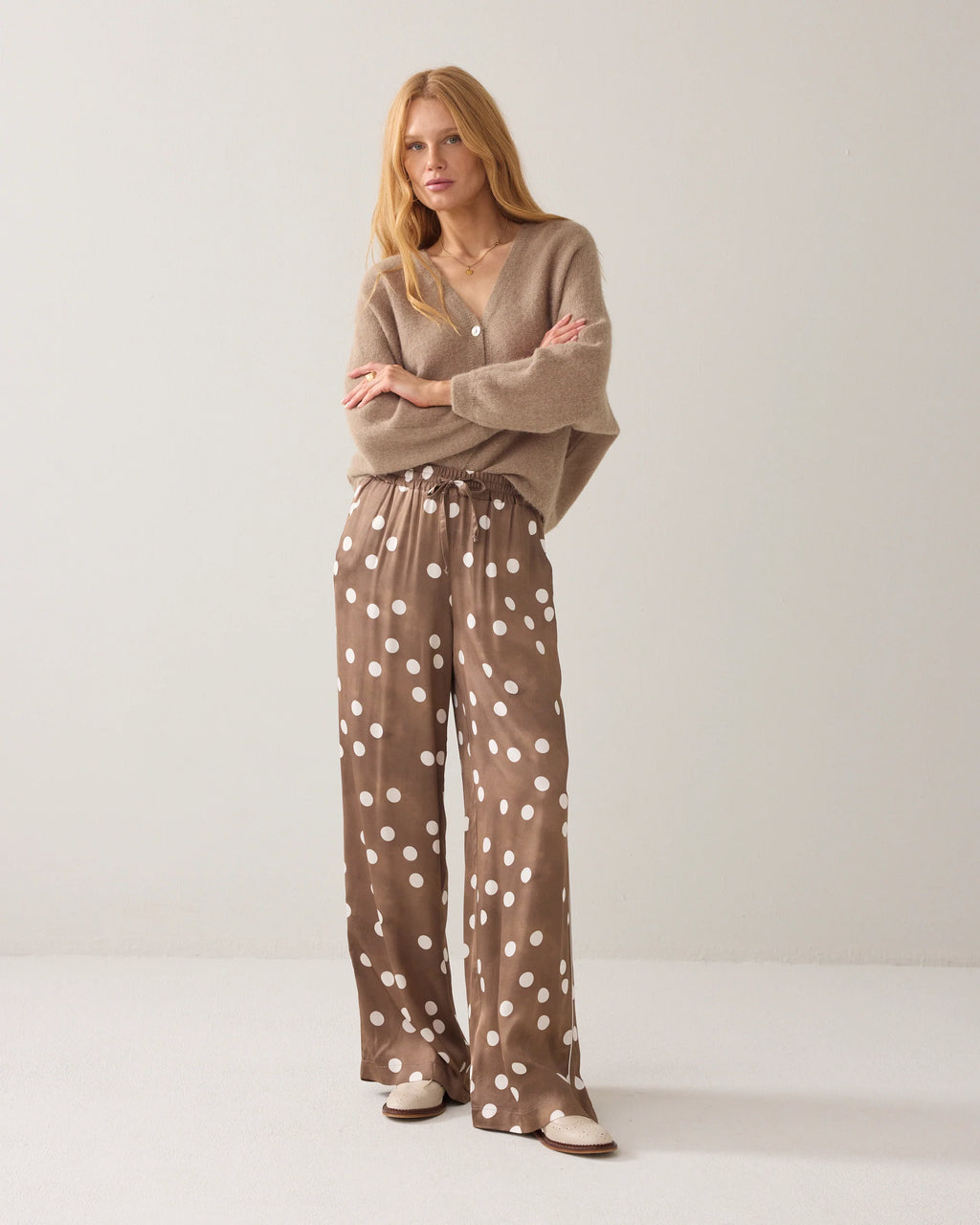 Summum Ecovero Polka Dot Trousers